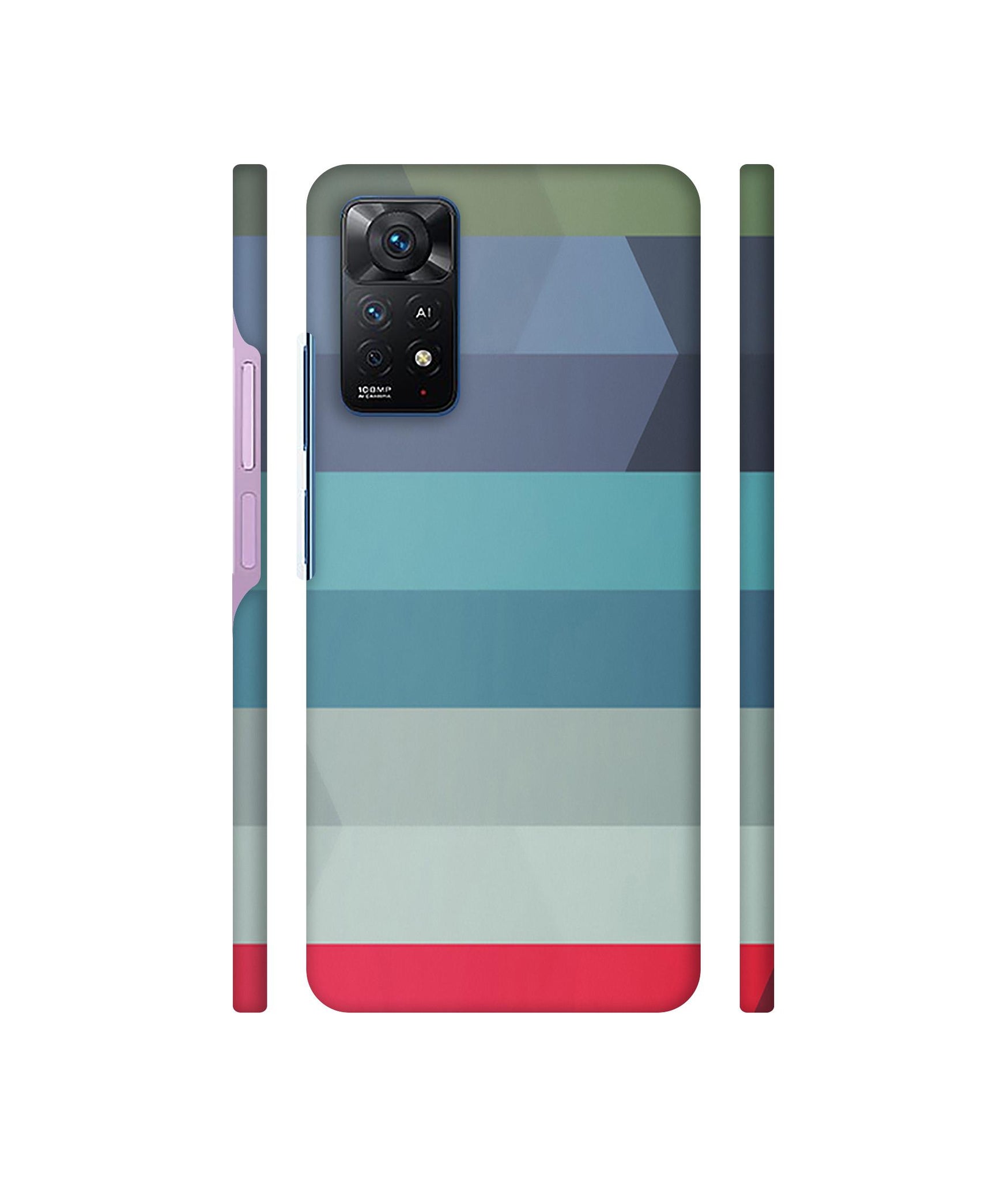 Colorful Lines Designer Hard Back Cover for Mi Redmi Note 11 Pro Plus 5G