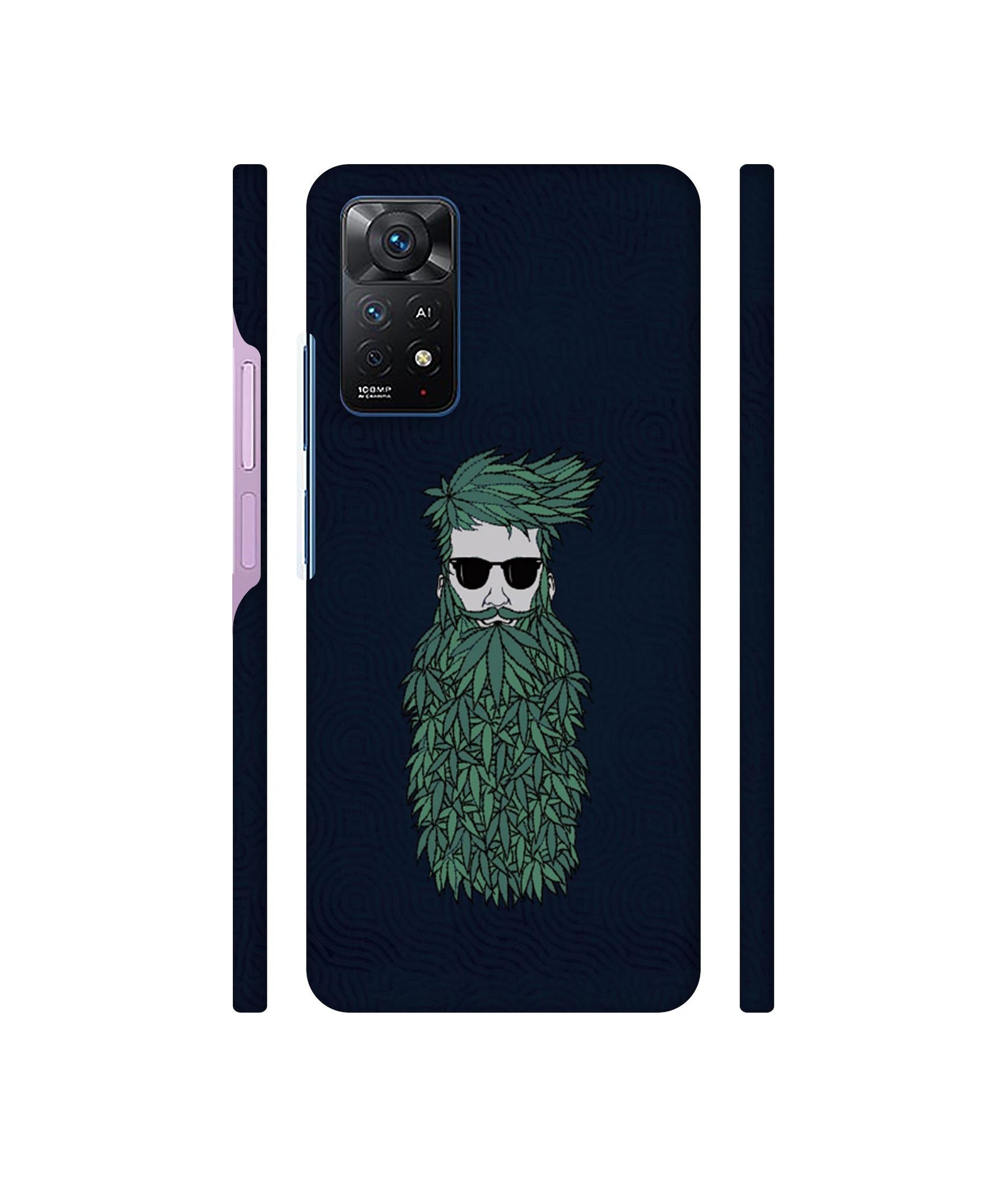 Beard Man Designer Hard Back Cover for Mi Redmi Note 11 Pro Plus 5G