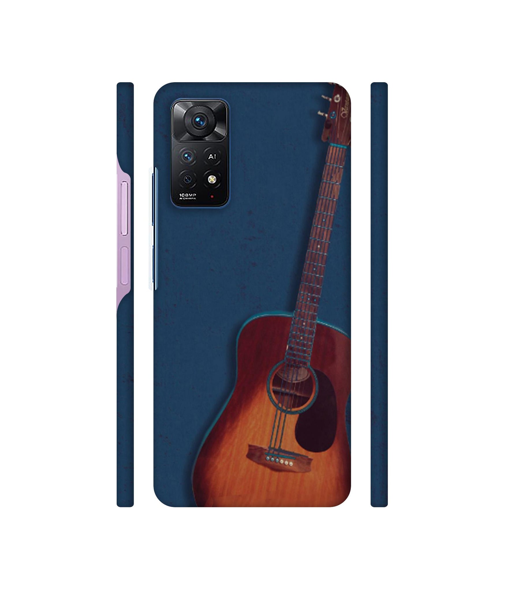 Guitar Designer Hard Back Cover for Mi Redmi Note 11 Pro Plus 5G