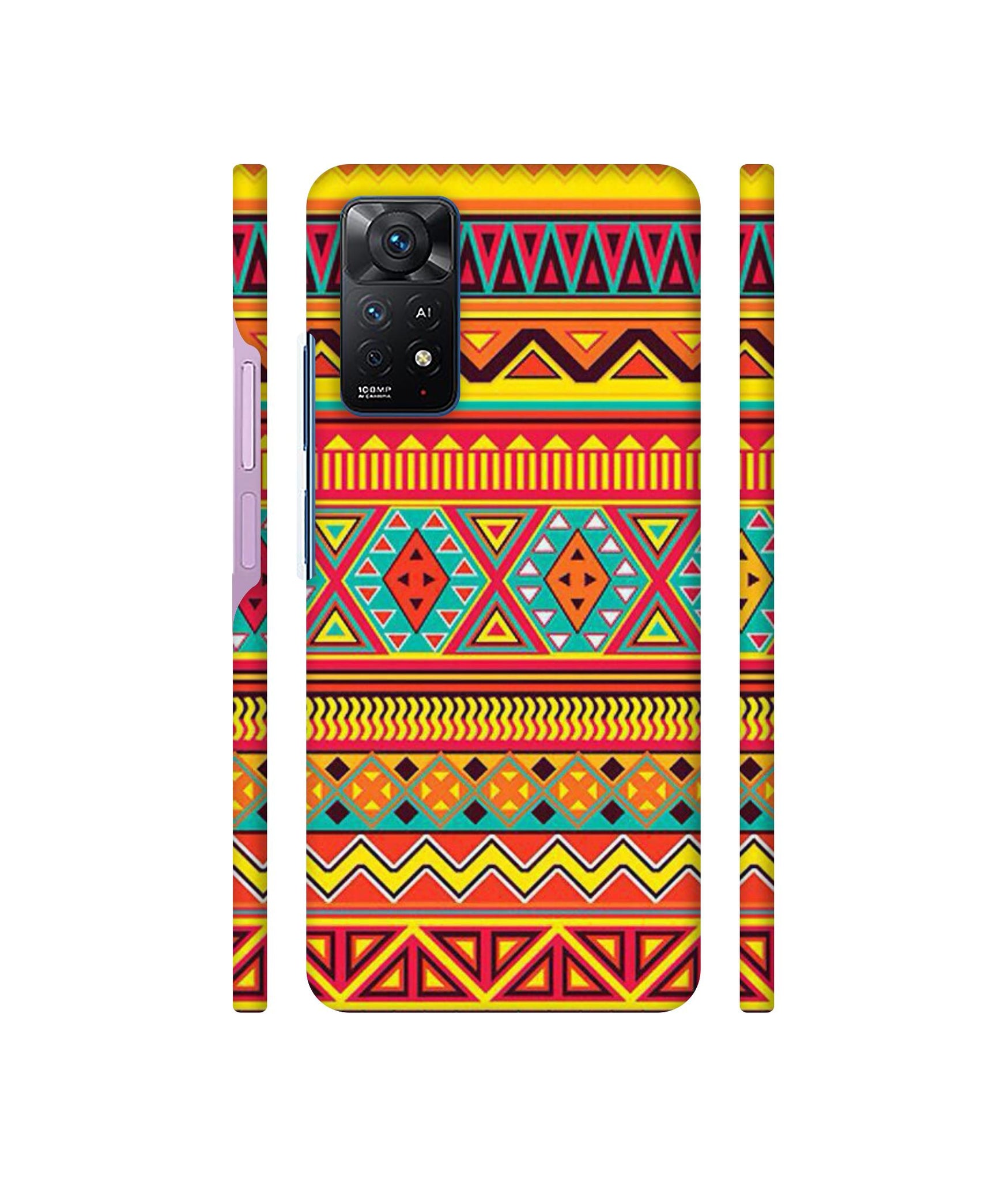 Artistic Rangoli Designer Hard Back Cover for Mi Redmi Note 11 Pro Plus 5G