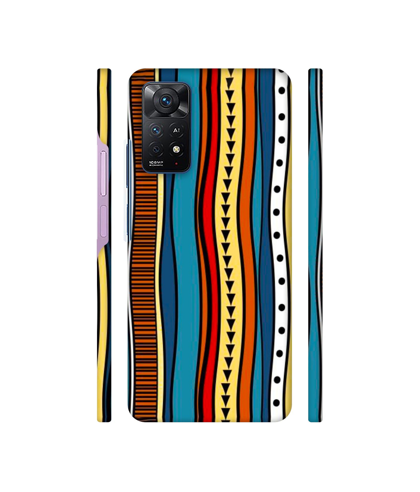 Rangoli Folk Art Designer Hard Back Cover for Mi Redmi Note 11 Pro Plus 5G