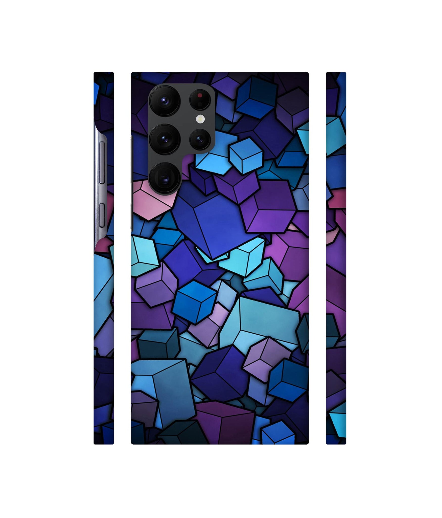 Color Box Designer Hard Back Cover for Samsung Galaxy S22 Ultra 5G