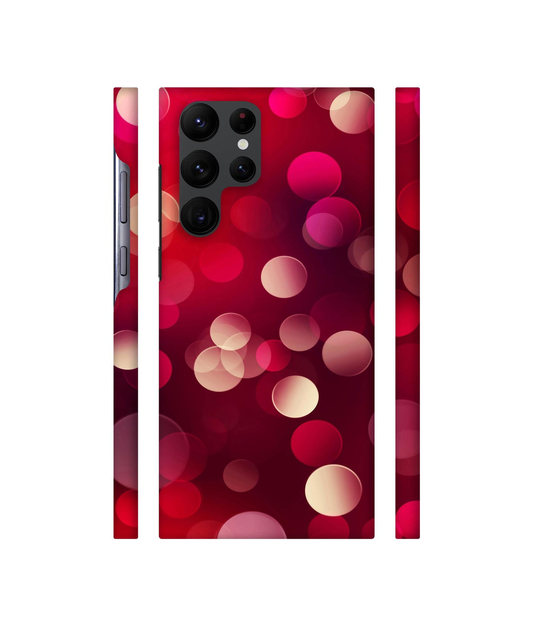 3D Circles Designer Hard Back Cover for Samsung Galaxy S22 Ultra 5G