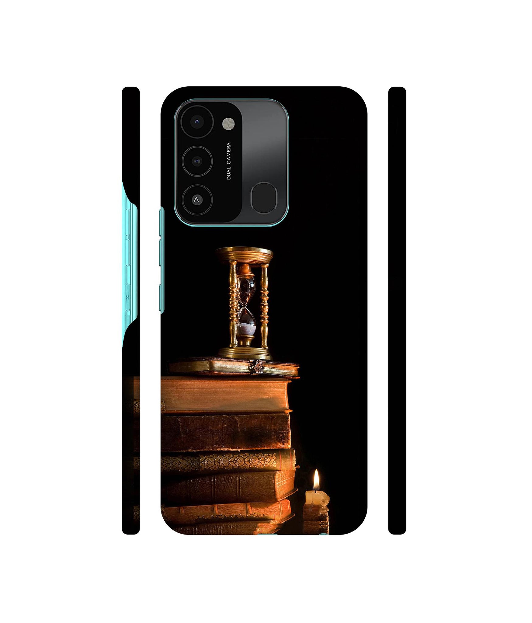Magic Candles Books Designer Hard Back Cover for Tecno Spark 8C