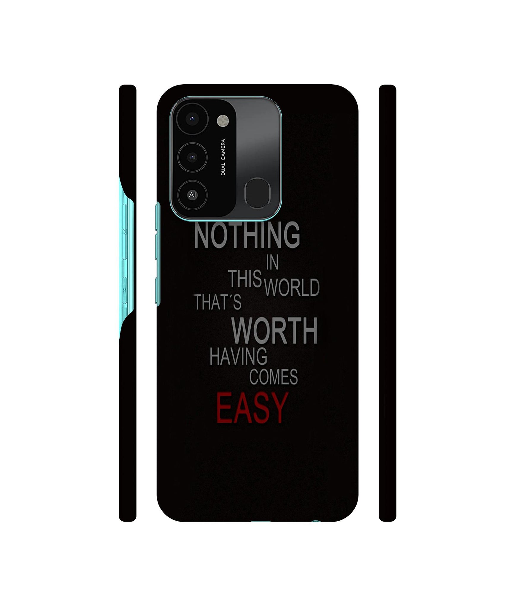 Life Quotes Designer Hard Back Cover for Tecno Spark 8C