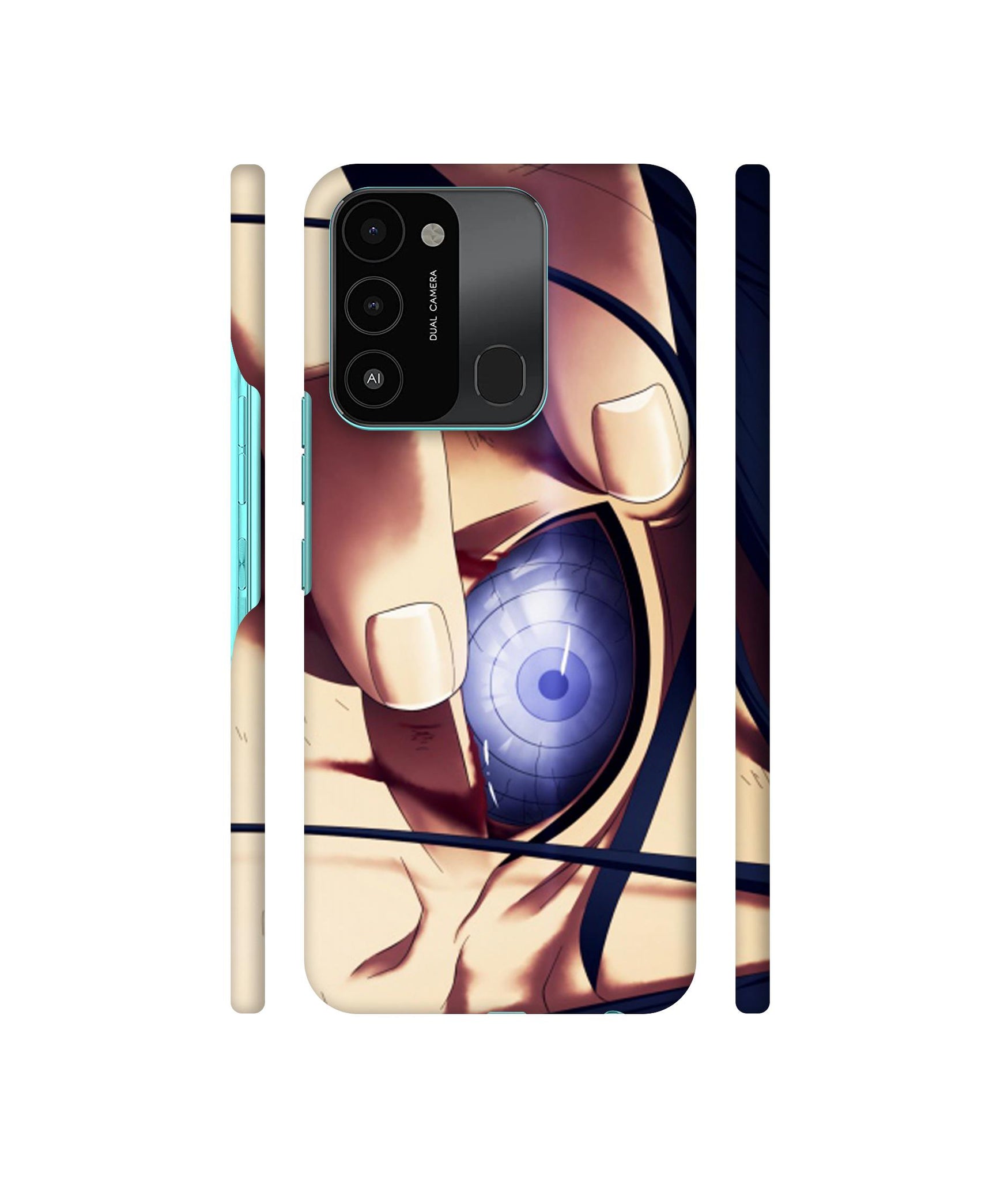 Anime Naruto Eye Designer Hard Back Cover for Tecno Spark 8C