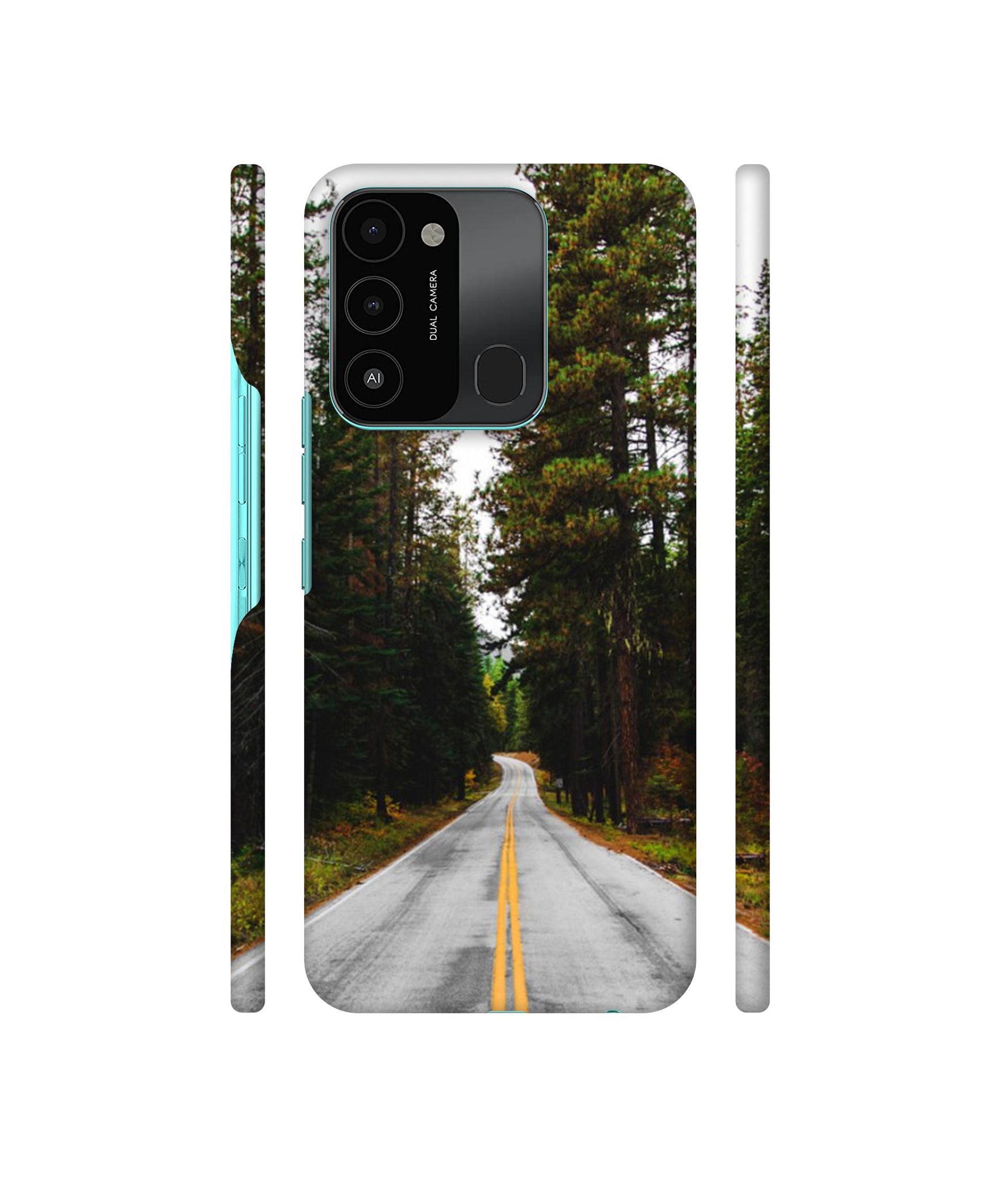 Road Photo Designer Hard Back Cover for Tecno Spark 8C