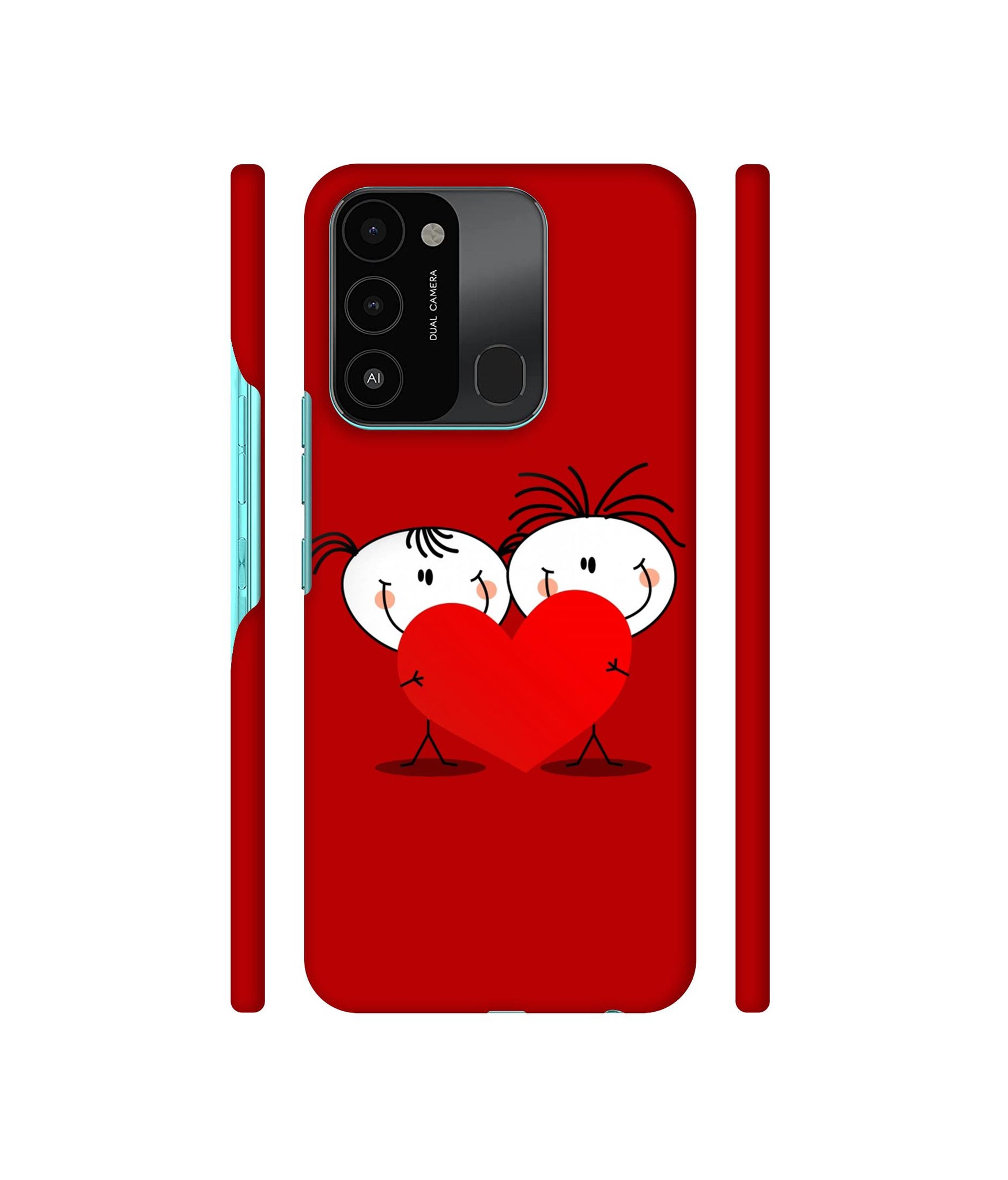 Valentines Day Designer Hard Back Cover for Tecno Spark 8C