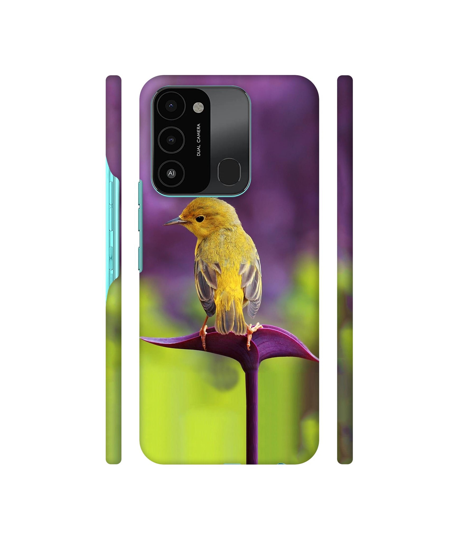 Little Bird Designer Hard Back Cover for Tecno Spark 8C