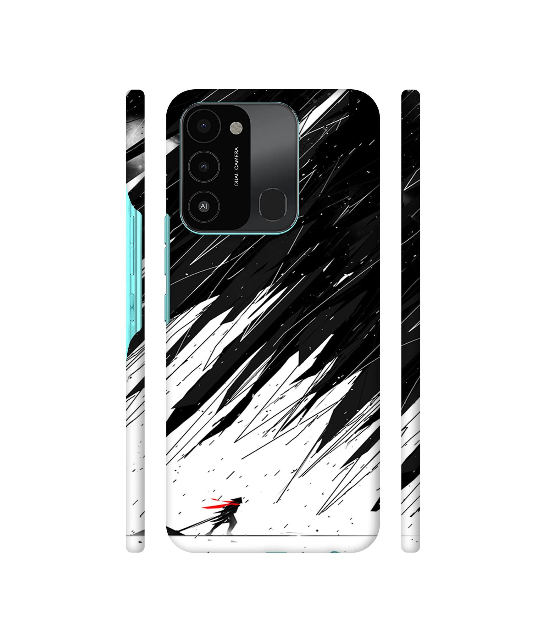 Geometric Strom Designer Hard Back Cover for Tecno Spark 8C