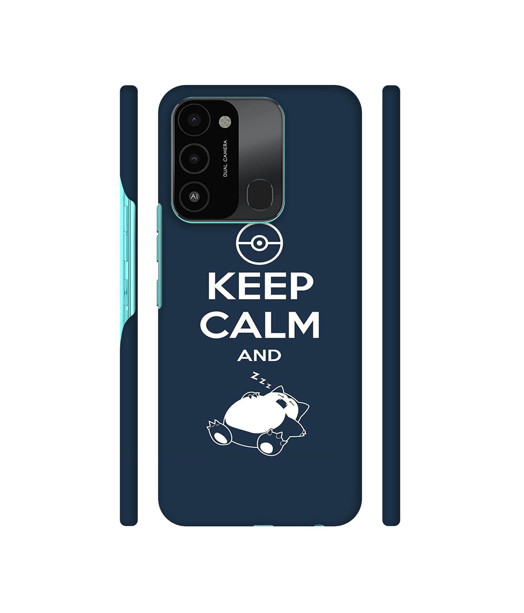 Sleep Pattern Designer Hard Back Cover for Tecno Spark 8C