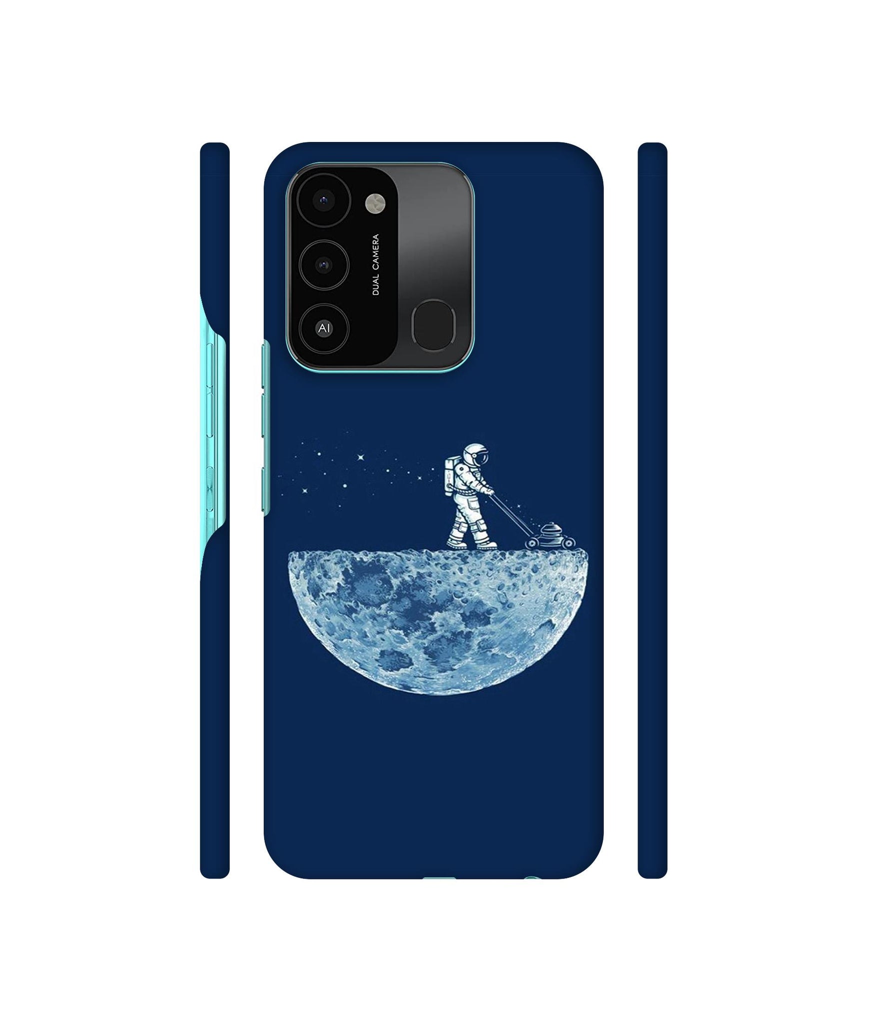 Moon Walk Designer Hard Back Cover for Tecno Spark 8C