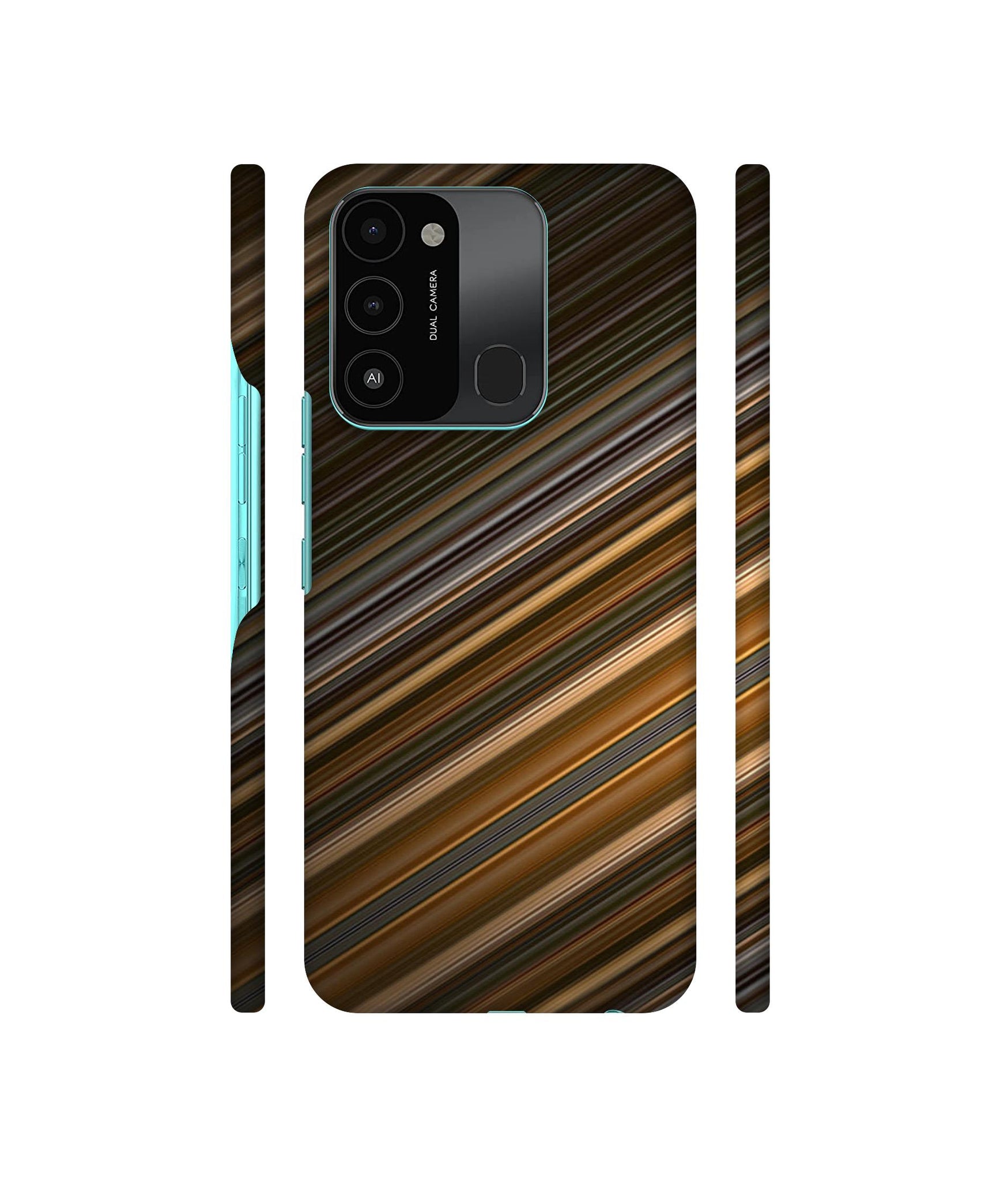 Stripes Designer Hard Back Cover for Tecno Spark 8C