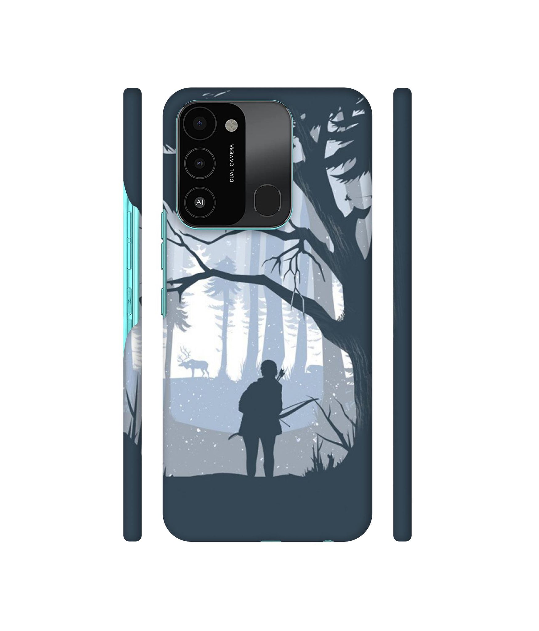 Hunter Designer Hard Back Cover for Tecno Spark 8C