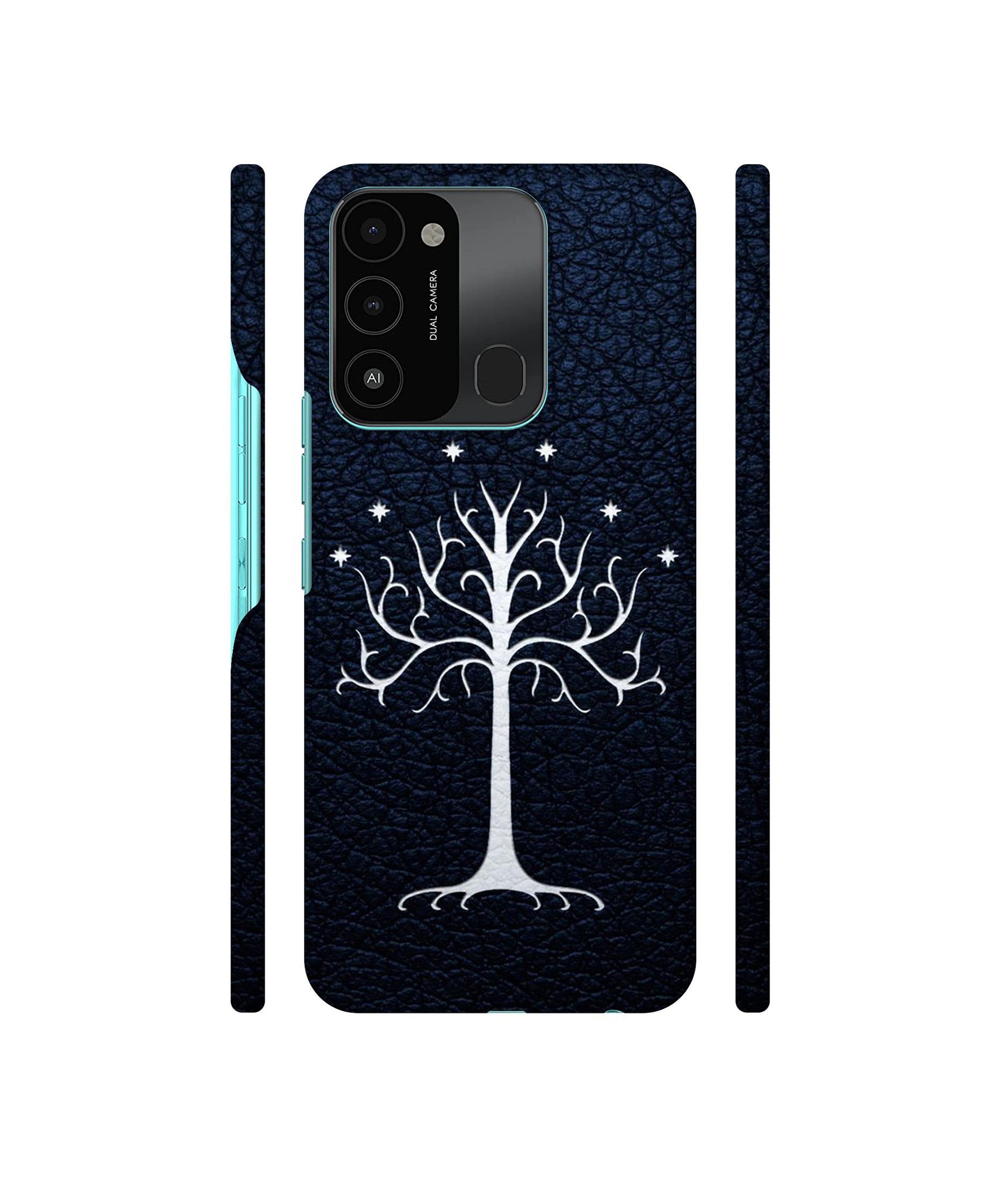 Magic Tree Pattern Designer Hard Back Cover for Tecno Spark 8C