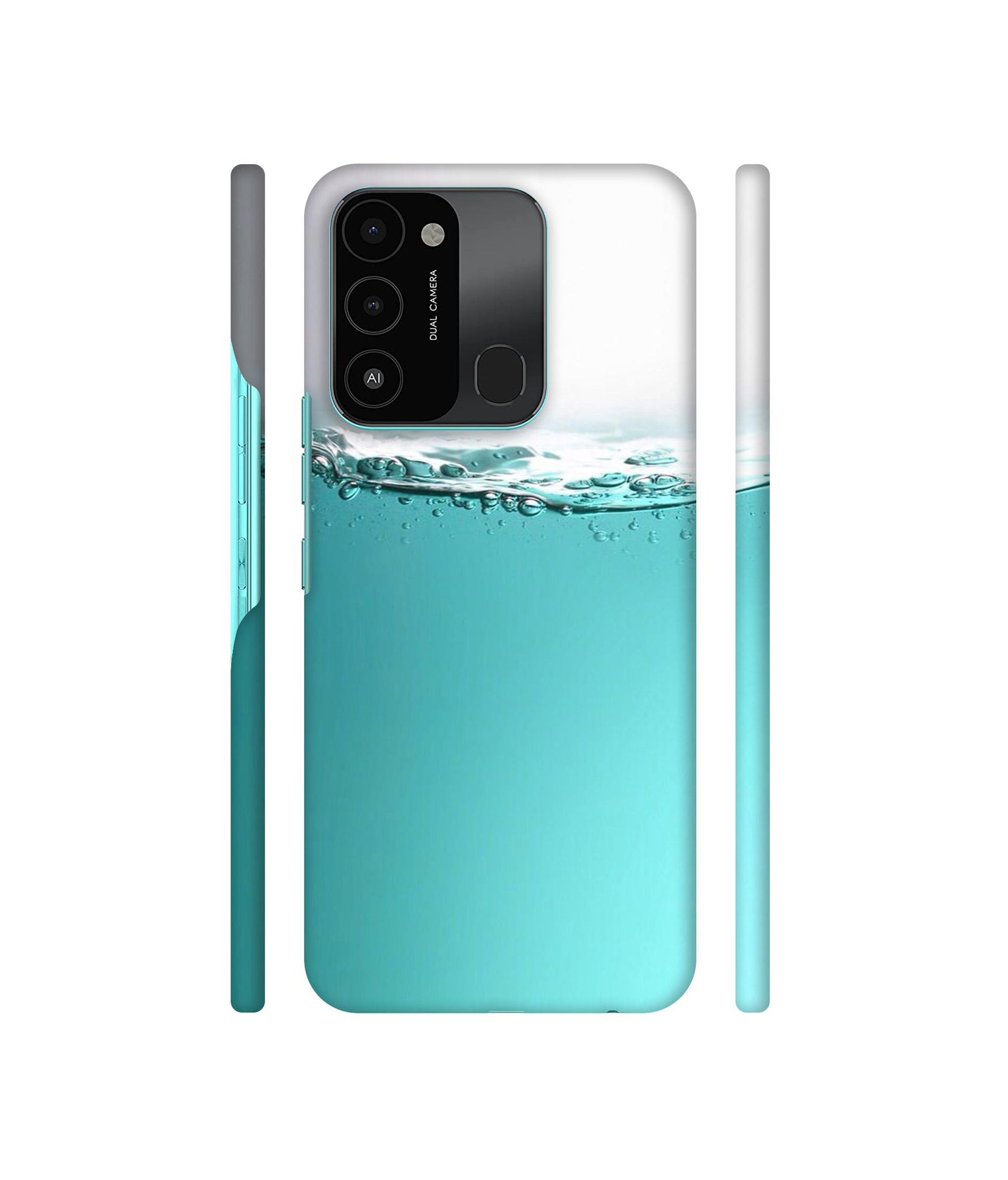 Half Fill Designer Hard Back Cover for Tecno Spark 8C
