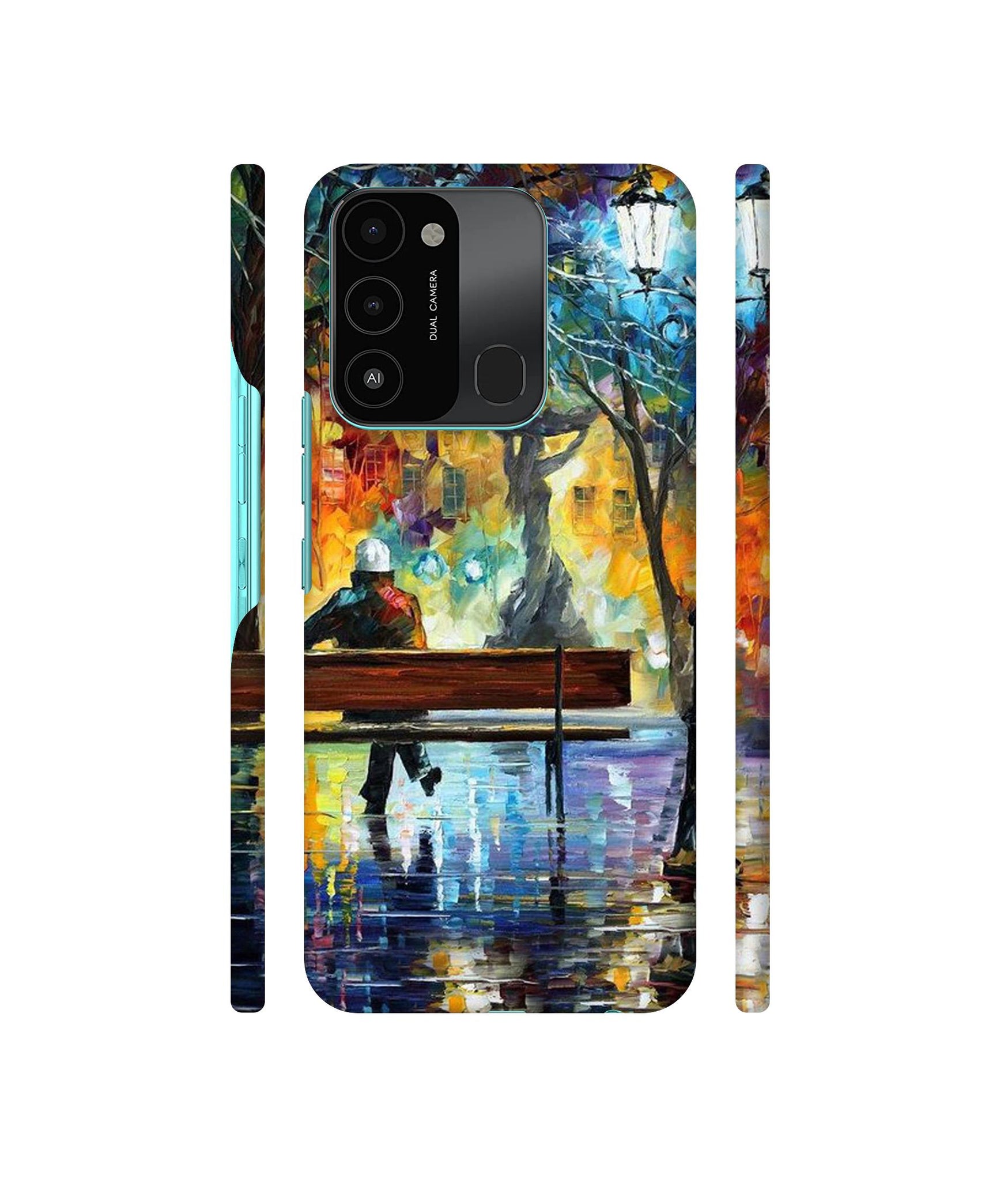 Man Resting Designer Hard Back Cover for Tecno Spark 8C