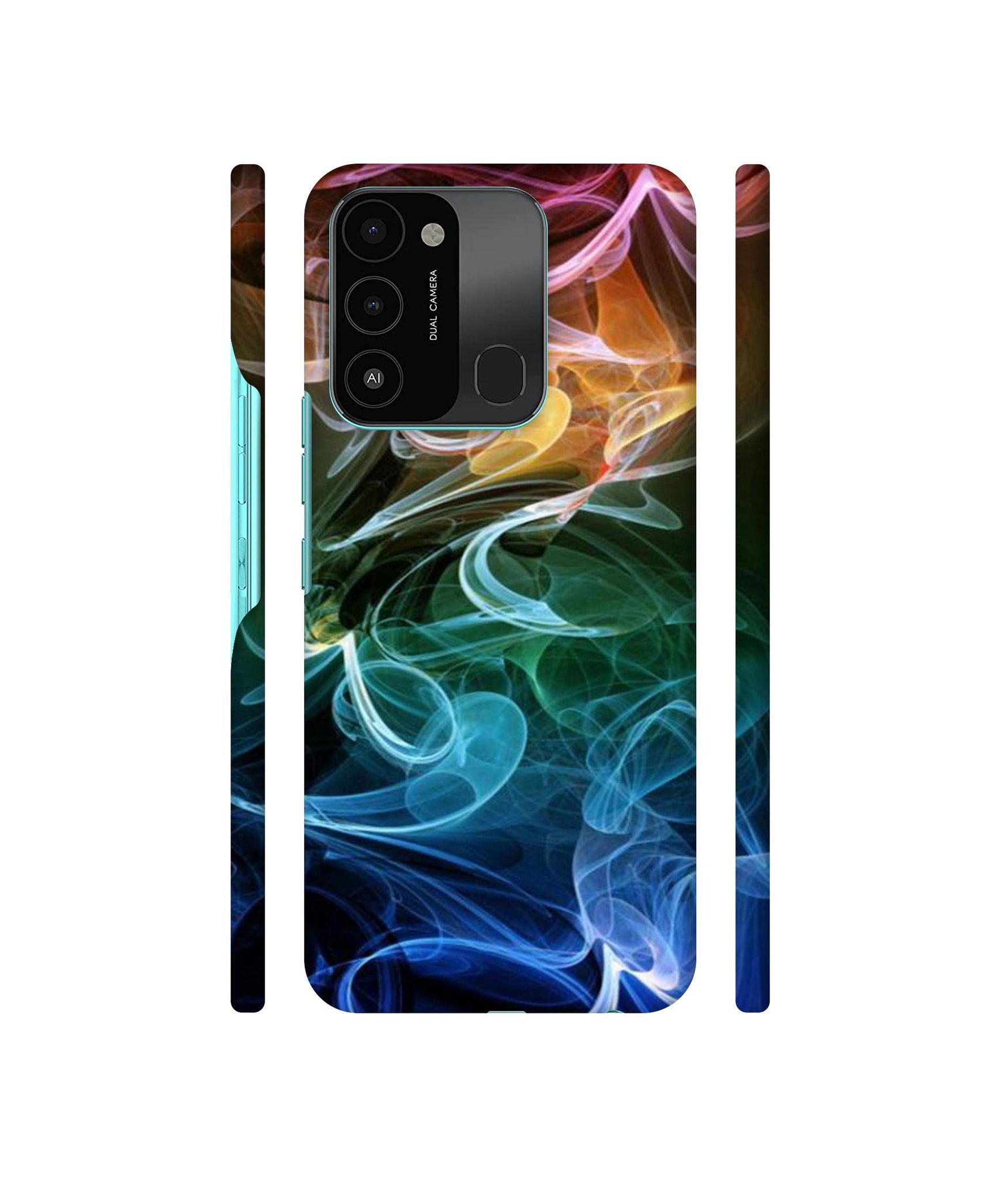 Smoky Pattern Designer Hard Back Cover for Tecno Spark 8C