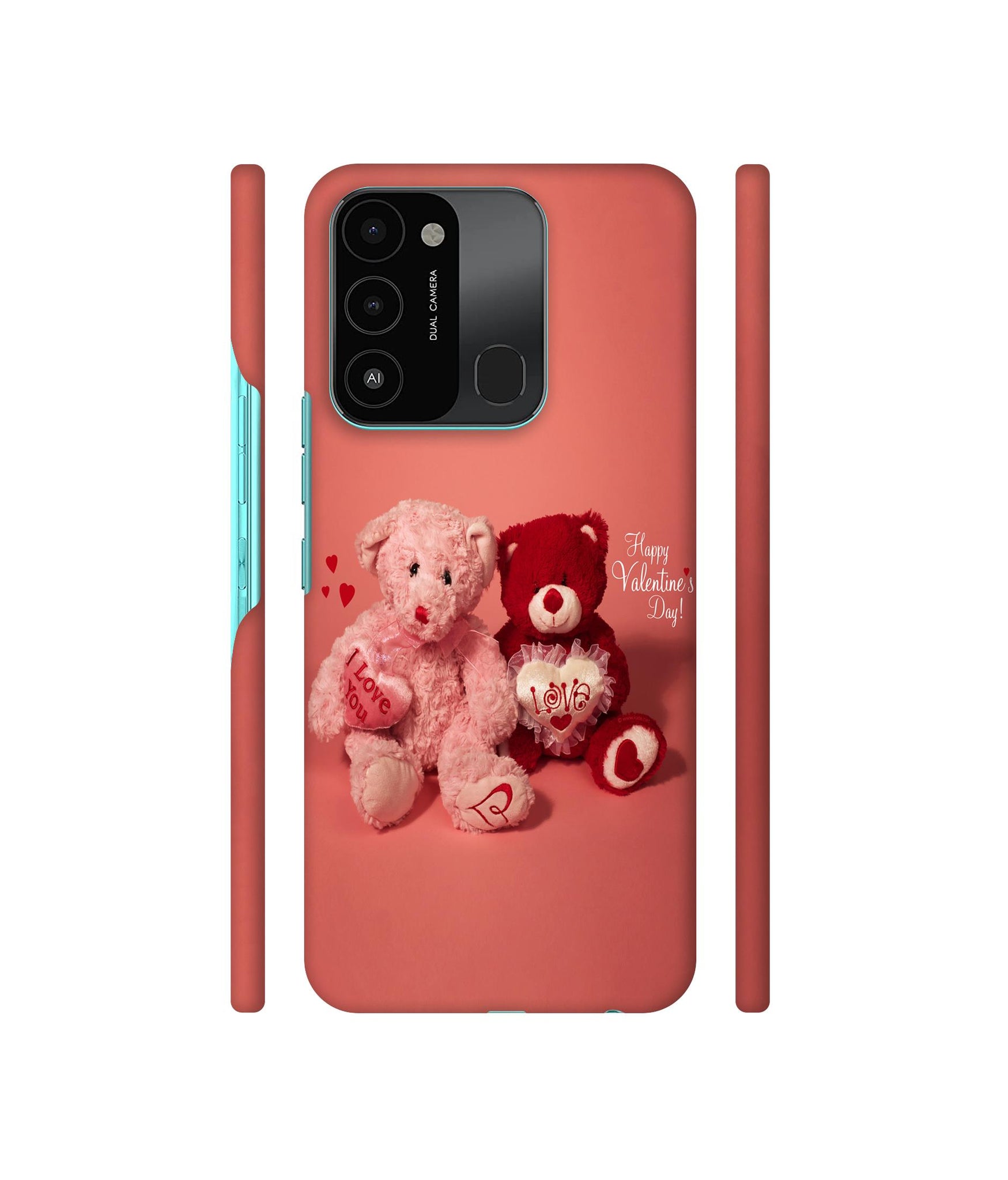 Valentine Day Designer Hard Back Cover for Tecno Spark 8C
