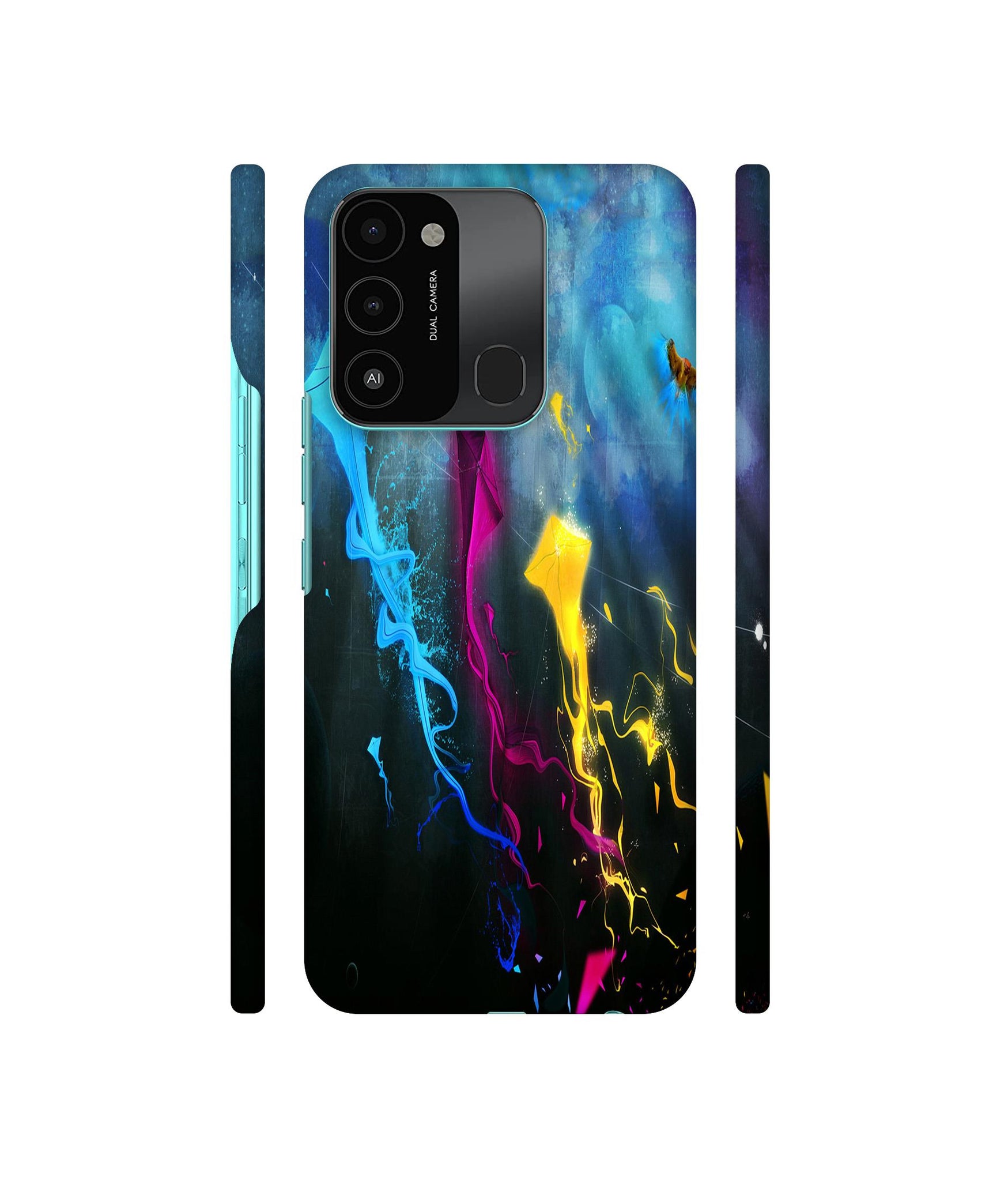 Kites Designer Hard Back Cover for Tecno Spark 8C