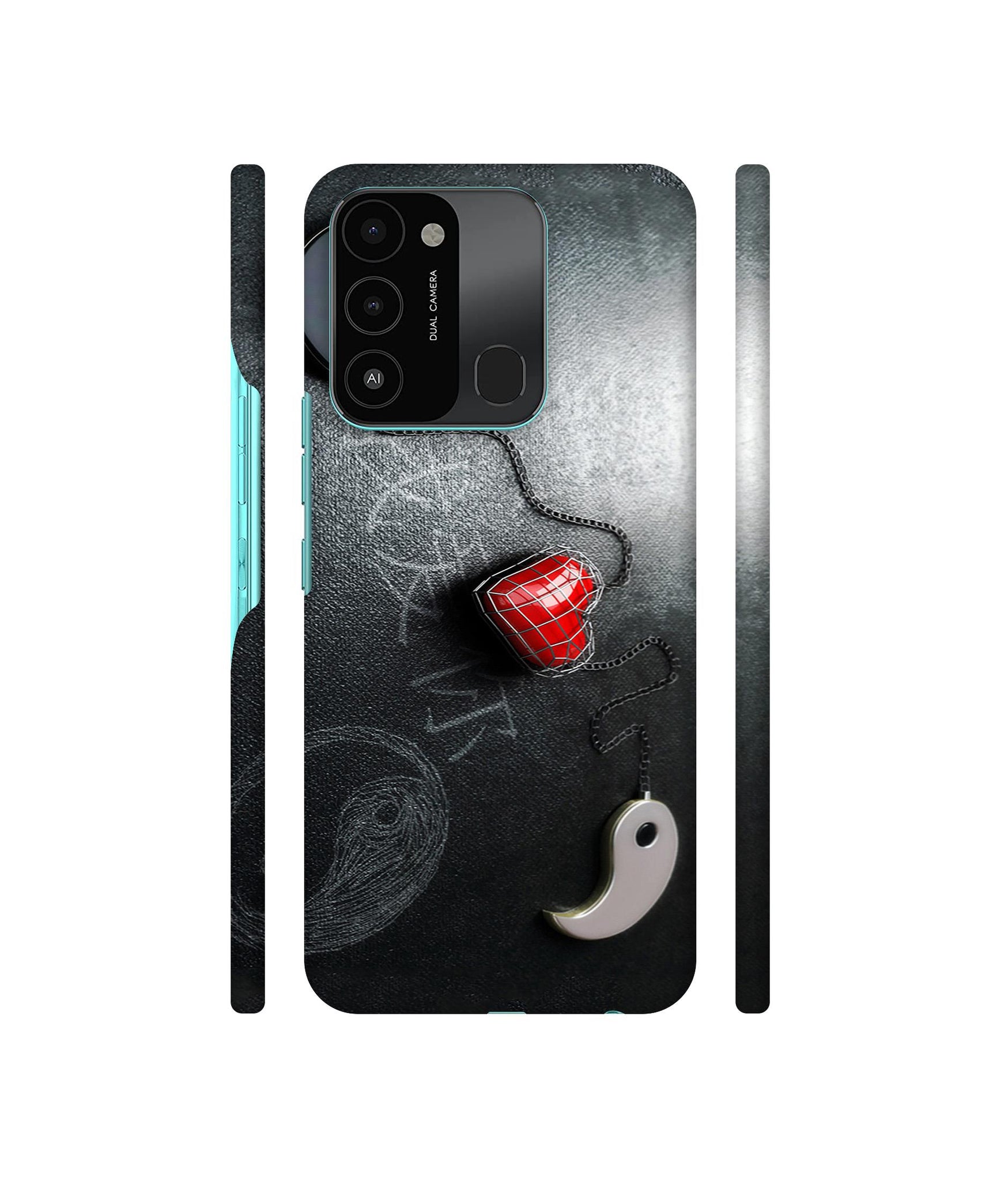 Chinnese Yin and Yang Designer Hard Back Cover for Tecno Spark 8C