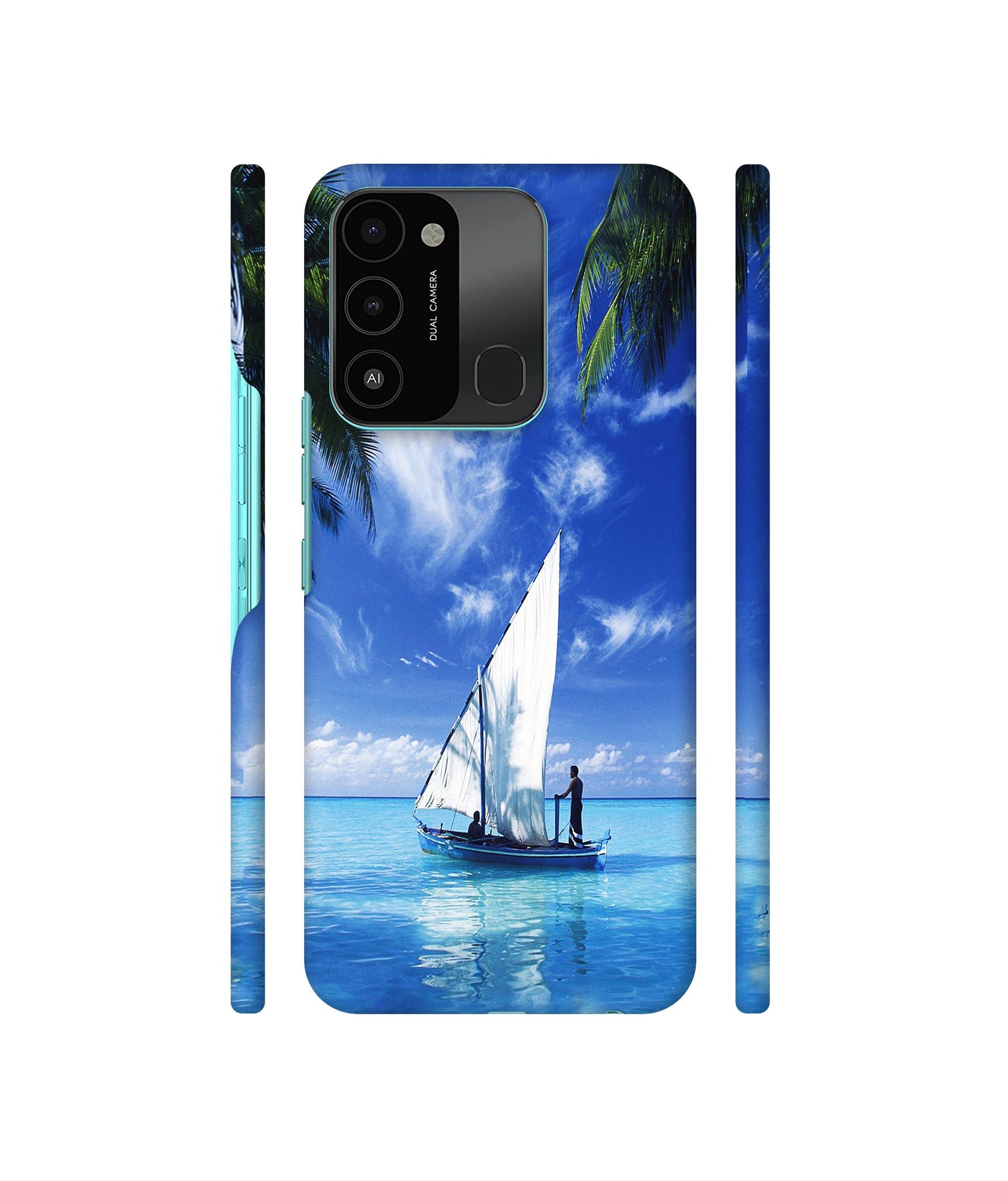 Indian Ocean Designer Hard Back Cover for Tecno Spark 8C
