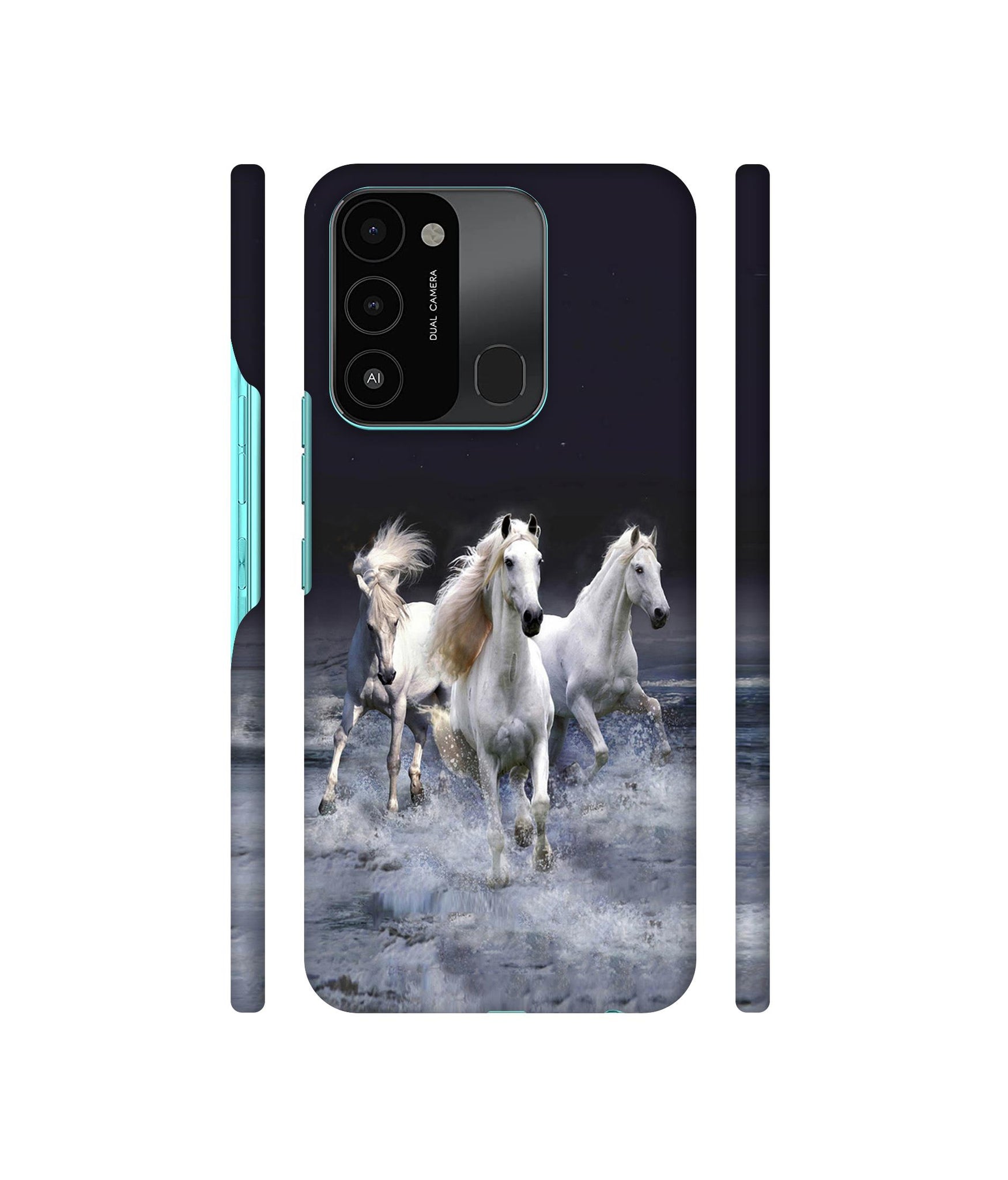 Mystic Horse Designer Hard Back Cover for Tecno Spark 8C