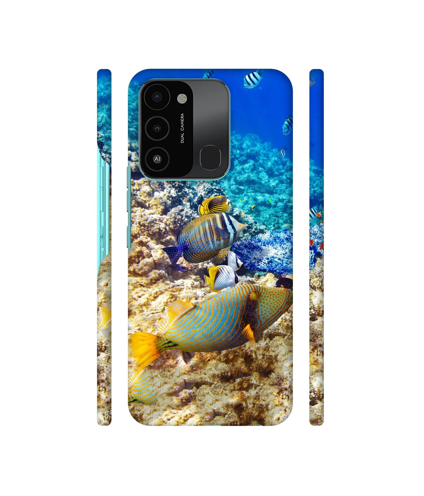 Underwater World Designer Hard Back Cover for Tecno Spark 8C