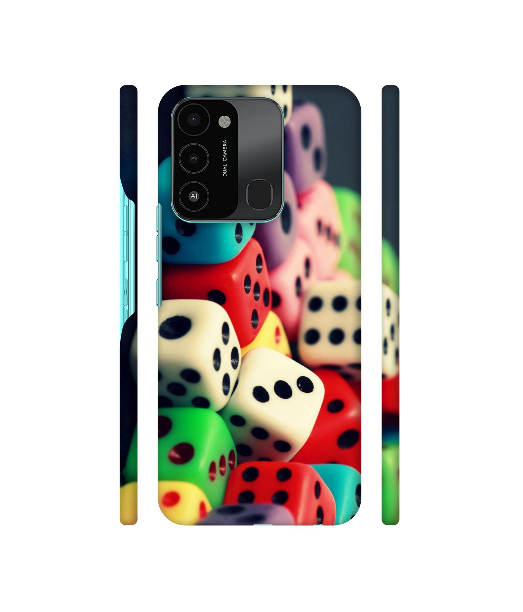 Dice Designer Hard Back Cover for Tecno Spark 8C
