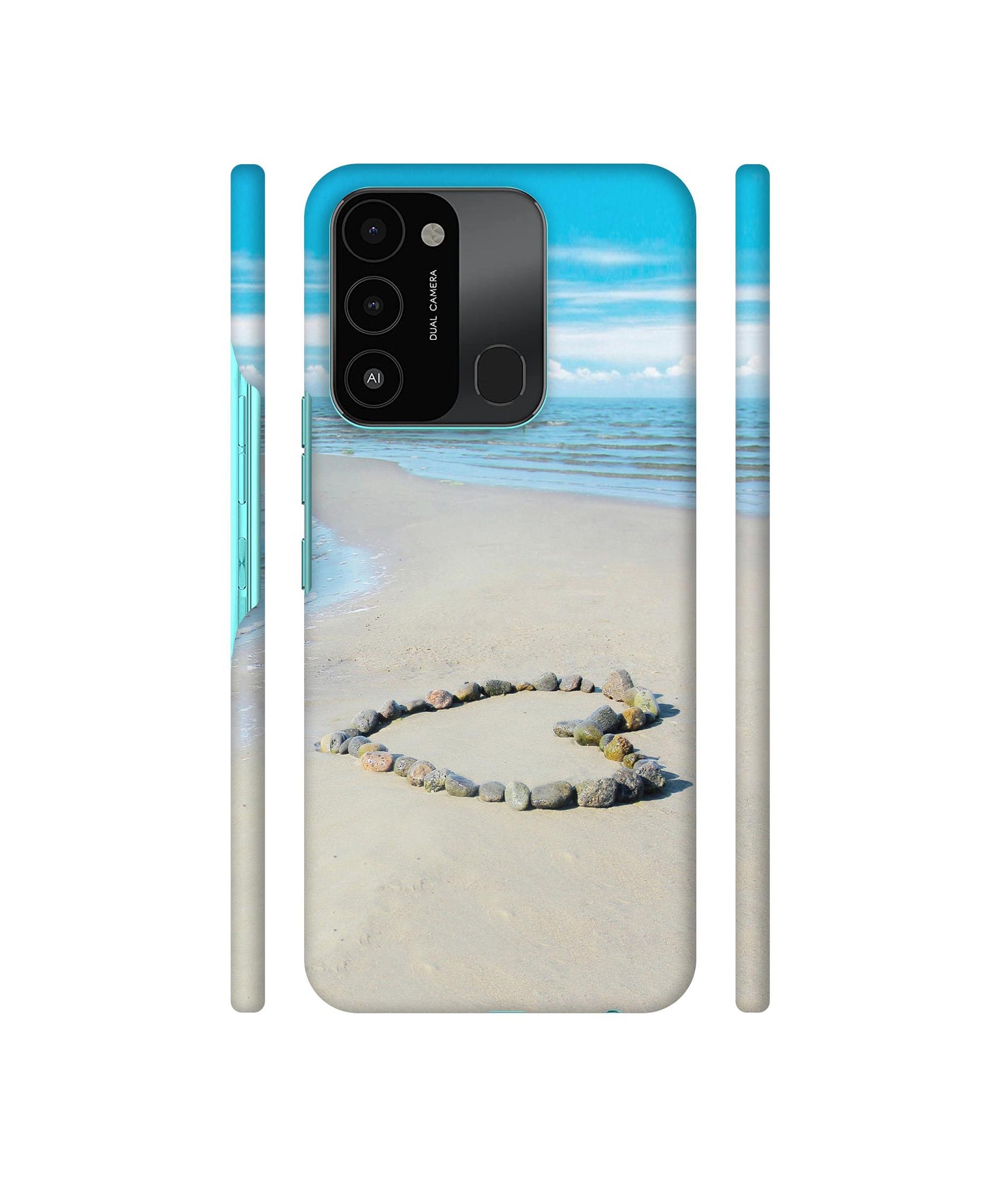 Stone Love Designer Hard Back Cover for Tecno Spark 8C