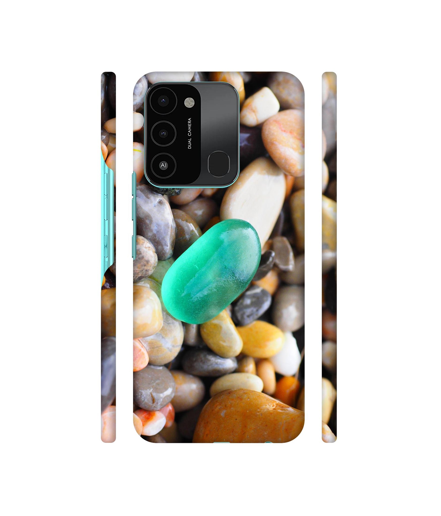 Sea Stones Designer Hard Back Cover for Tecno Spark 8C