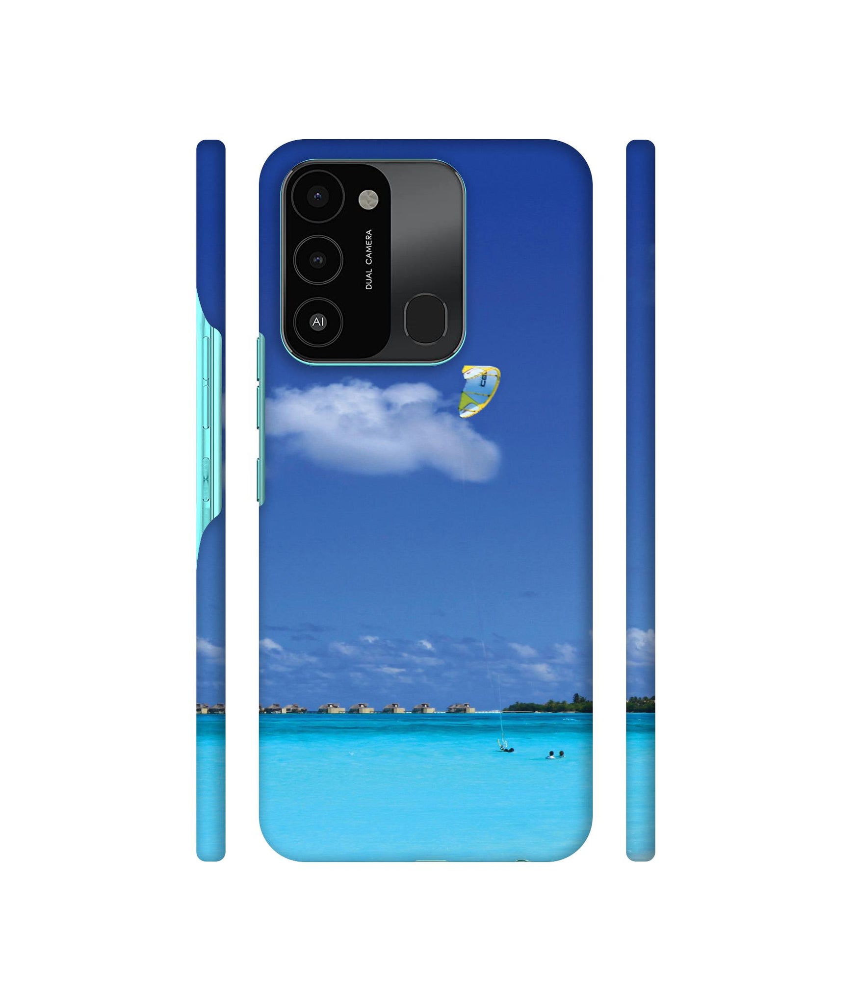 Maldivies Ocean Designer Hard Back Cover for Tecno Spark 8C