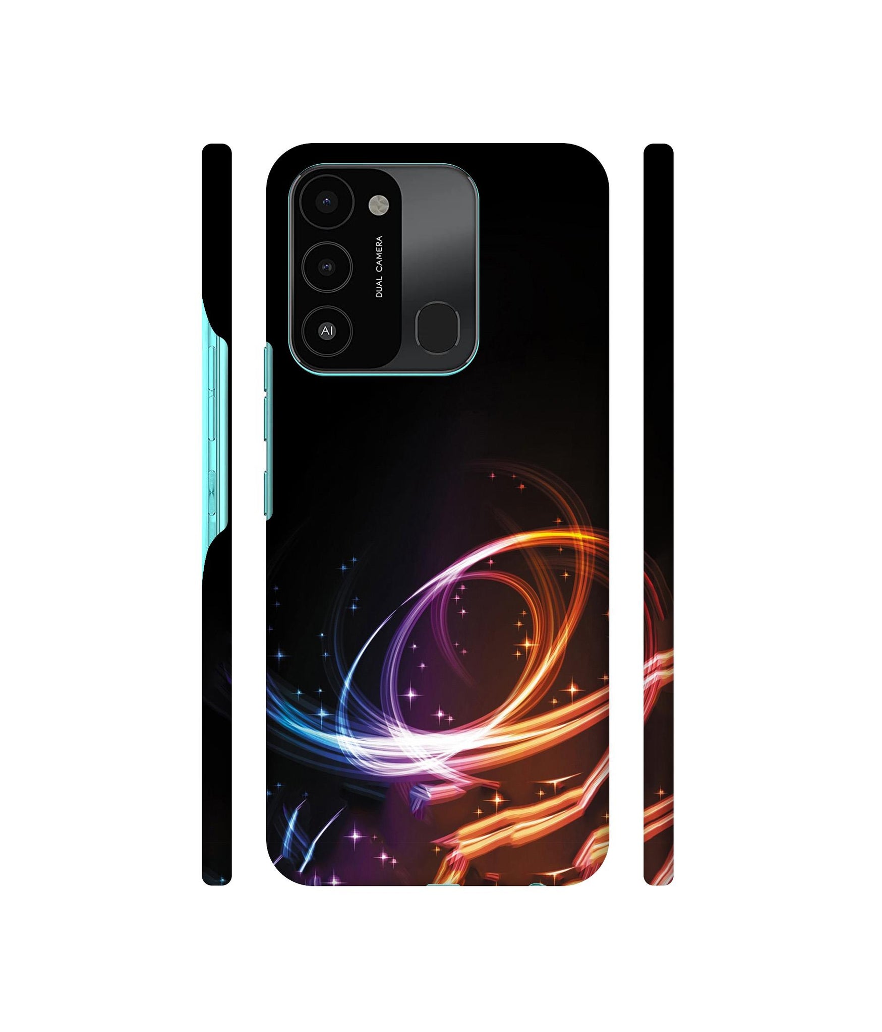 Abstract Background Designer Hard Back Cover for Tecno Spark 8C