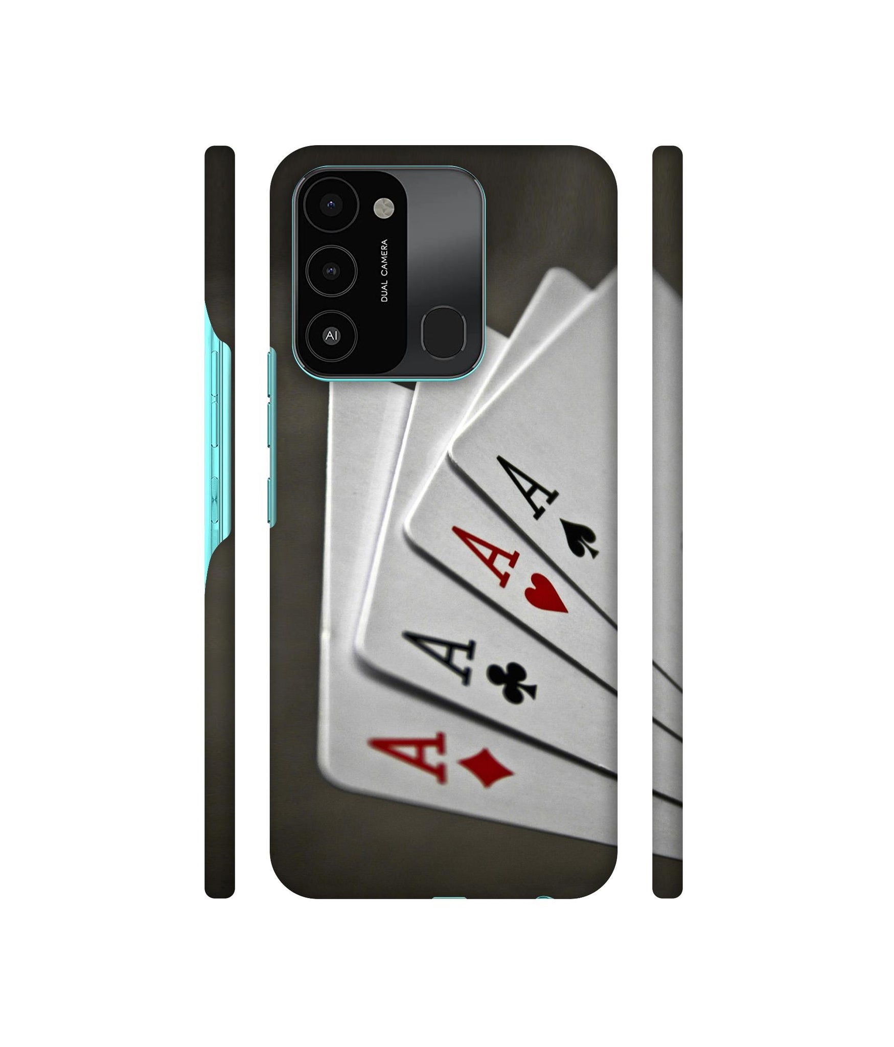 Ace Cards Designer Hard Back Cover for Tecno Spark 8C