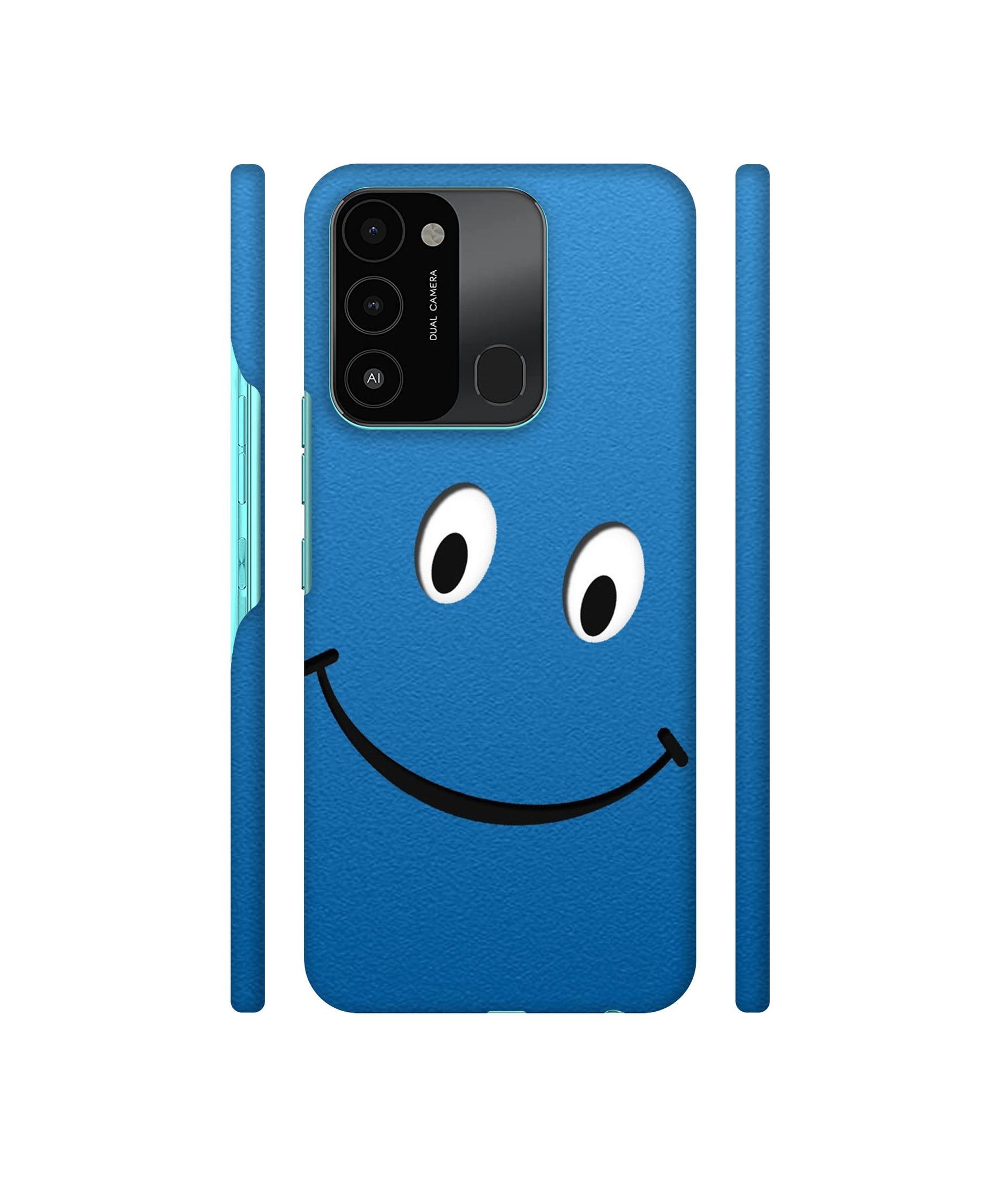 Smile Face Designer Hard Back Cover for Tecno Spark 8C