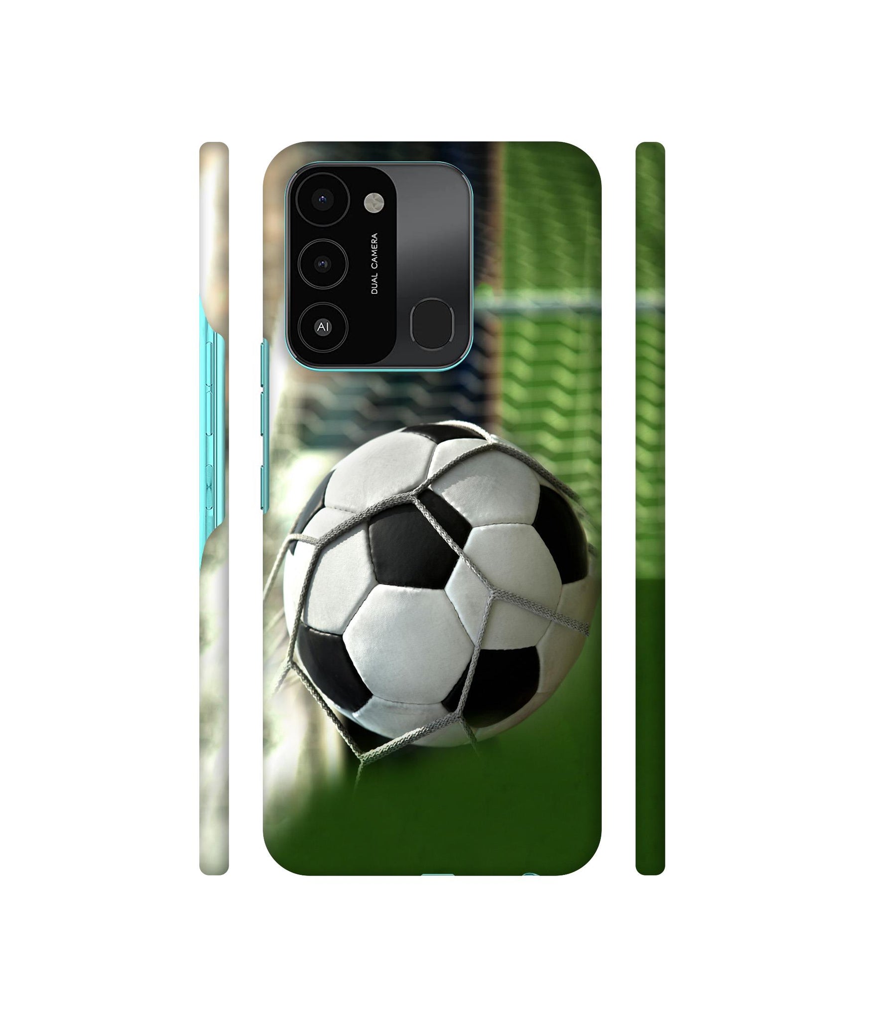 Football Designer Hard Back Cover for Tecno Spark 8C