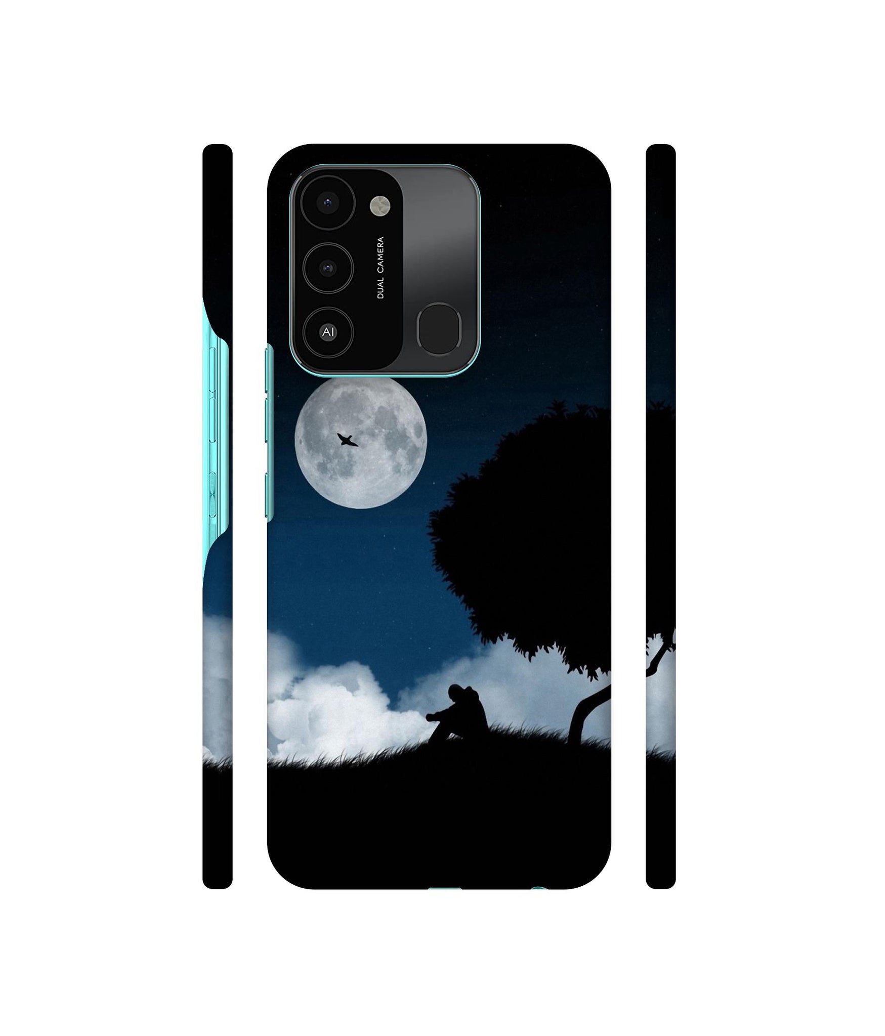 Solitude Tree Designer Hard Back Cover for Tecno Spark 8C