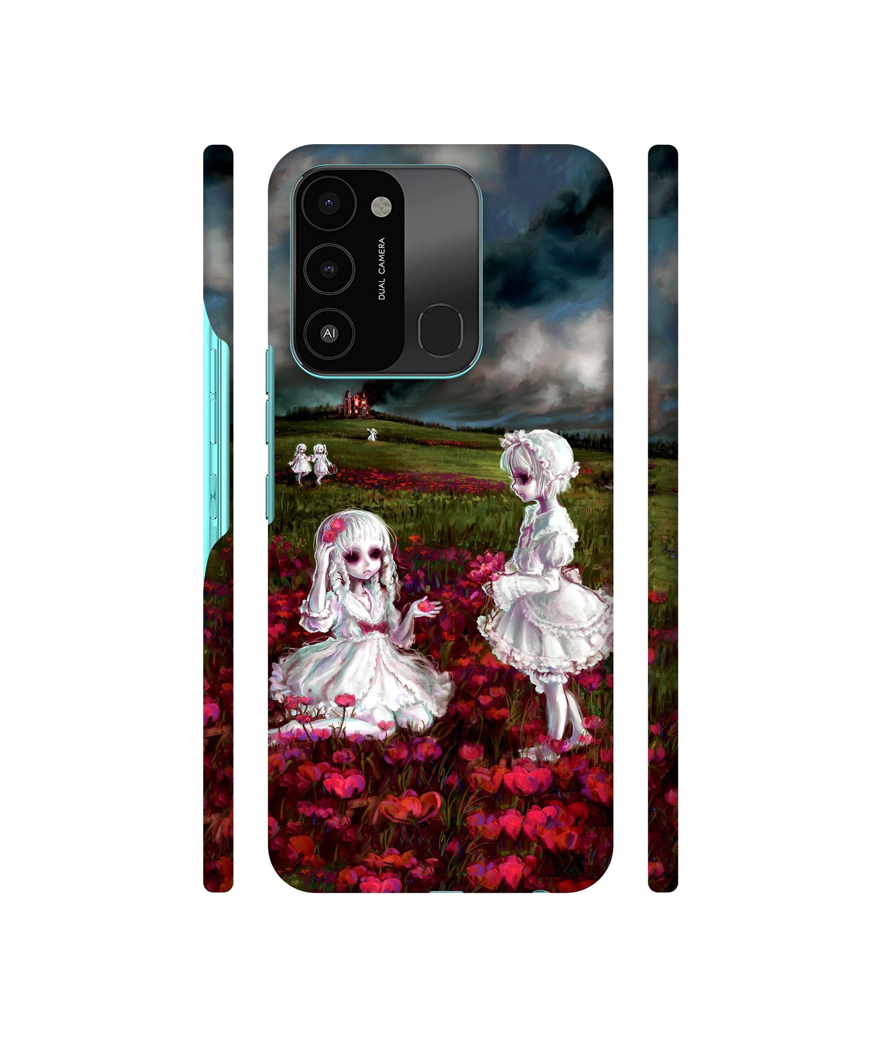 Vampires Girls Designer Hard Back Cover for Tecno Spark 8C