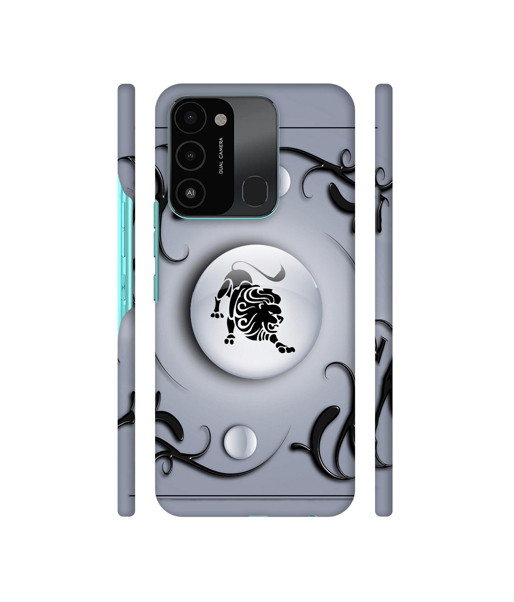 Leo Designer Hard Back Cover for Tecno Spark 8C
