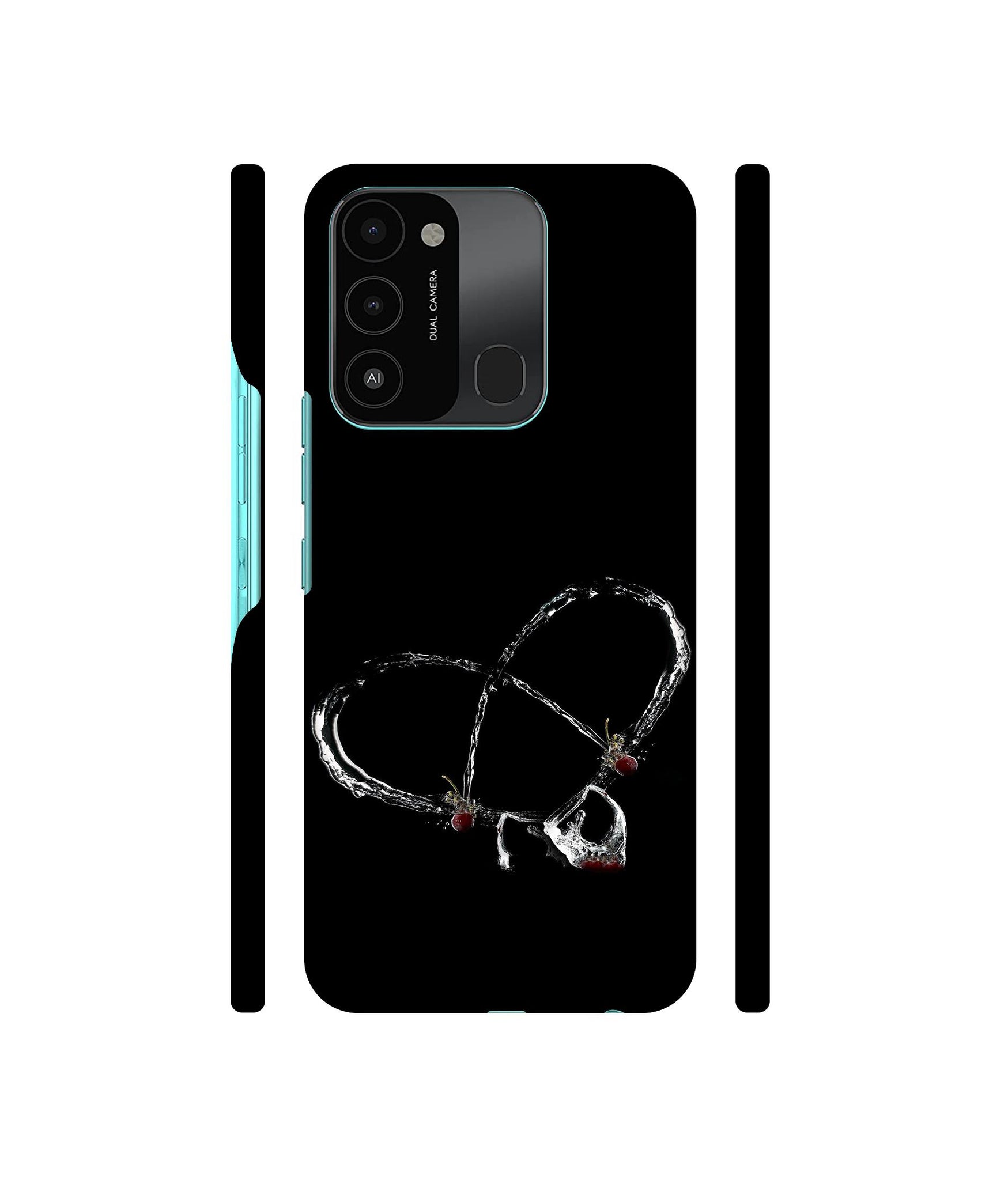 Heart Wine Designer Hard Back Cover for Tecno Spark 8C