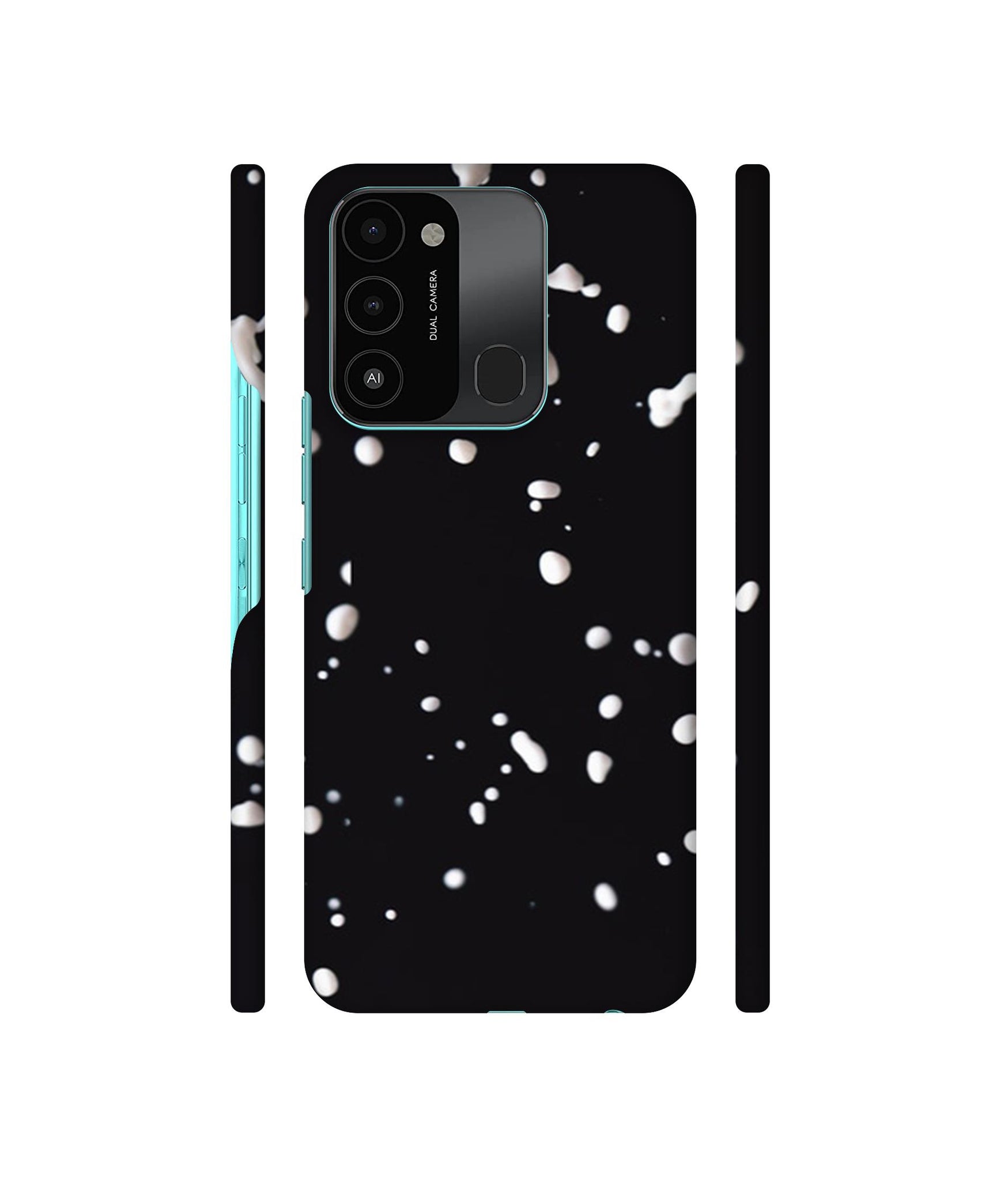 Milk Splash Designer Hard Back Cover for Tecno Spark 8C