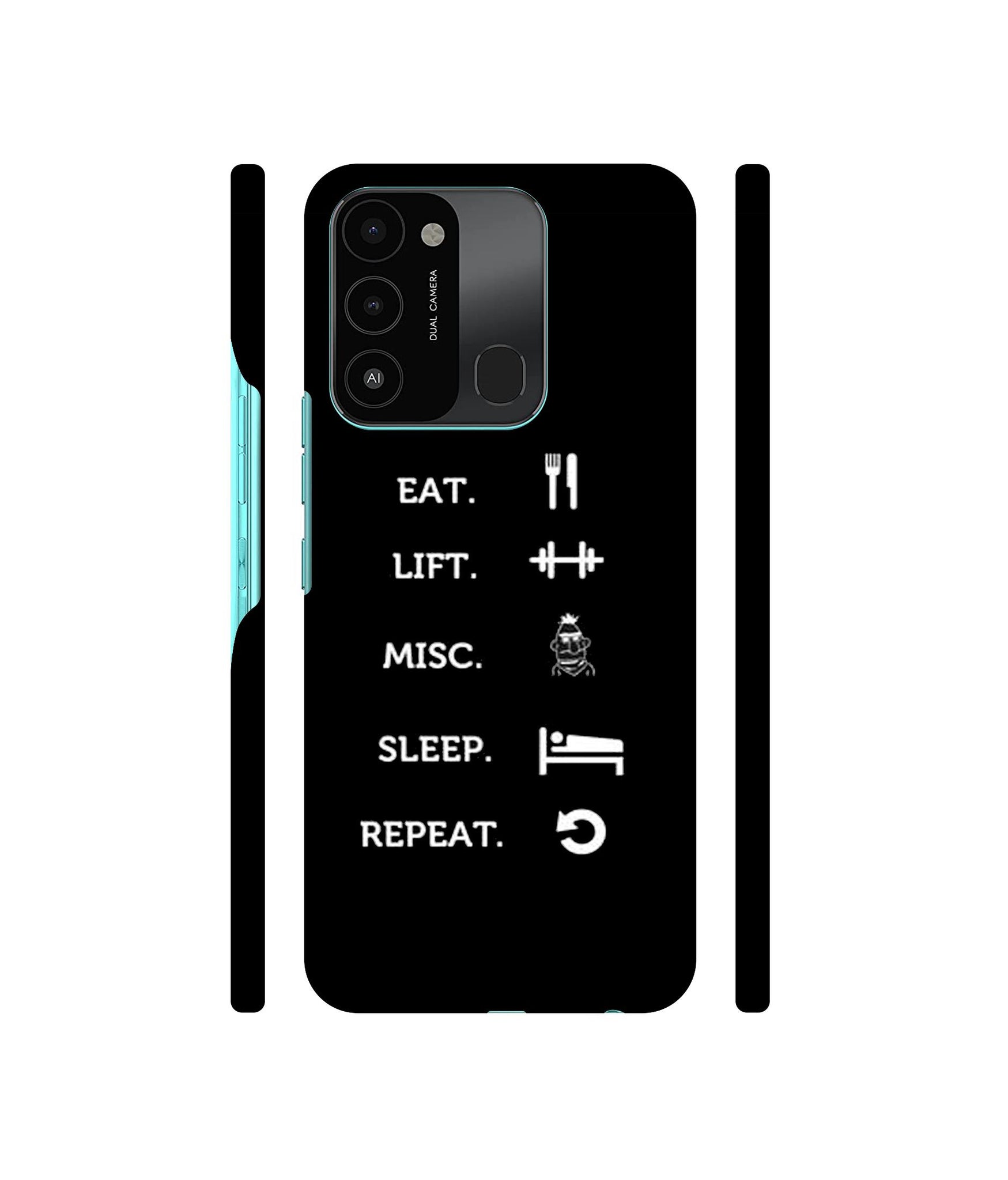 Life Tool Quote Designer Hard Back Cover for Tecno Spark 8C