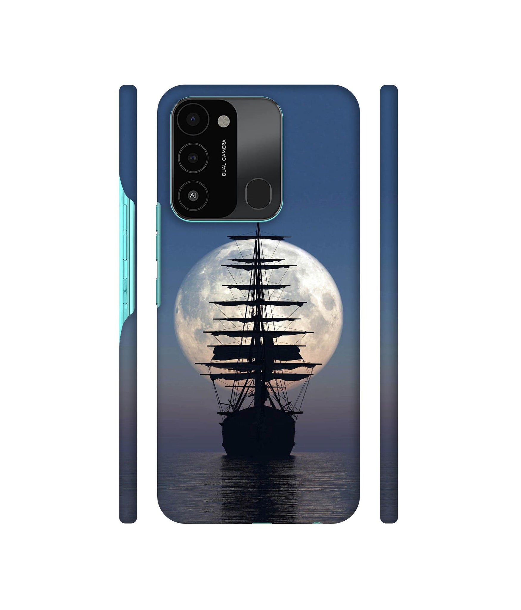 Sea Sunset Designer Hard Back Cover for Tecno Spark 8C