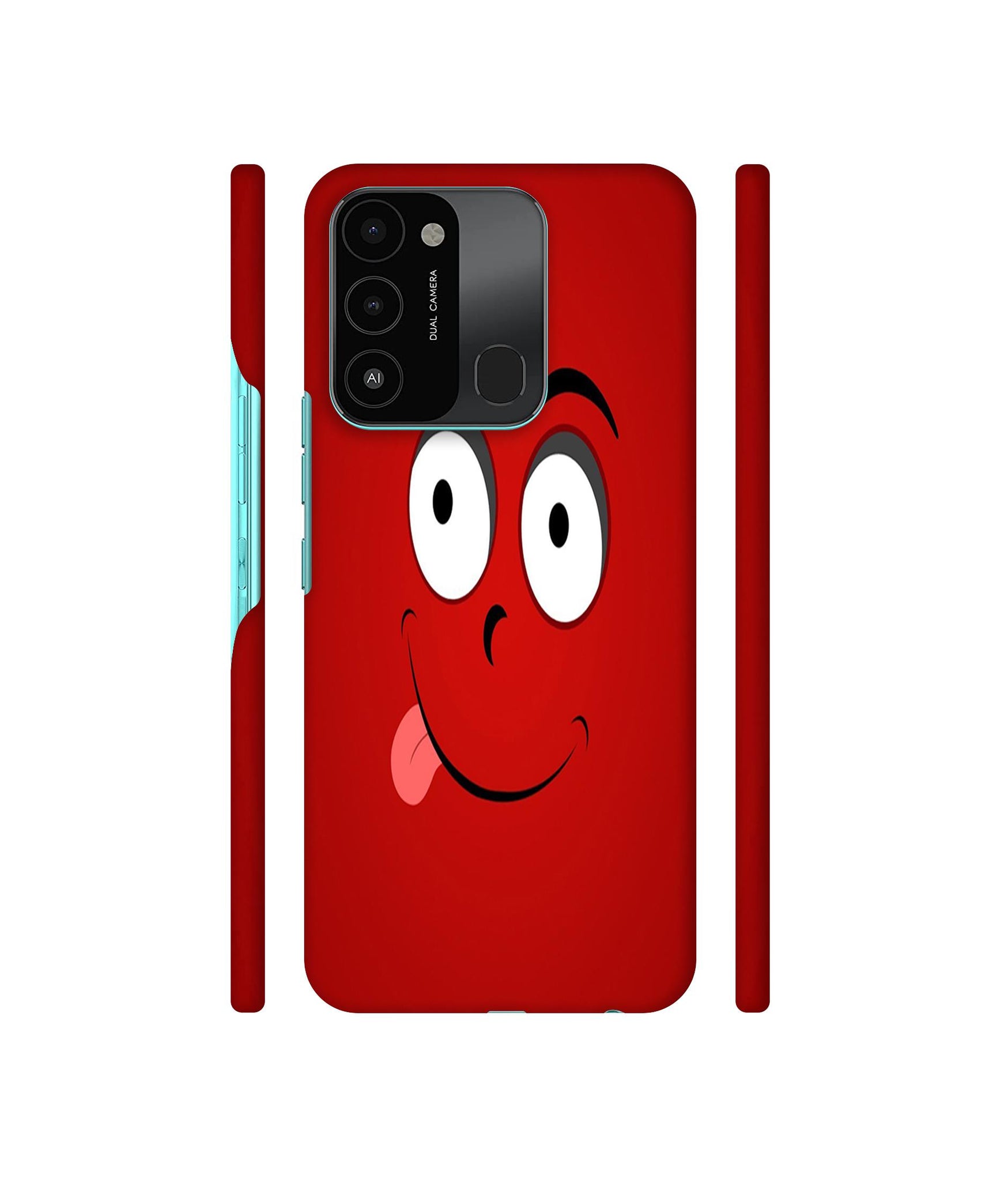 Greedy Smile Designer Hard Back Cover for Tecno Spark 8C