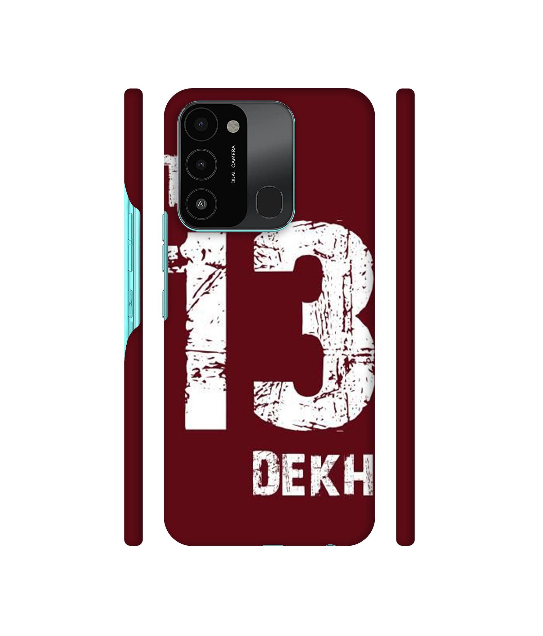Tu 13 Dekh Designer Hard Back Cover for Tecno Spark 8C
