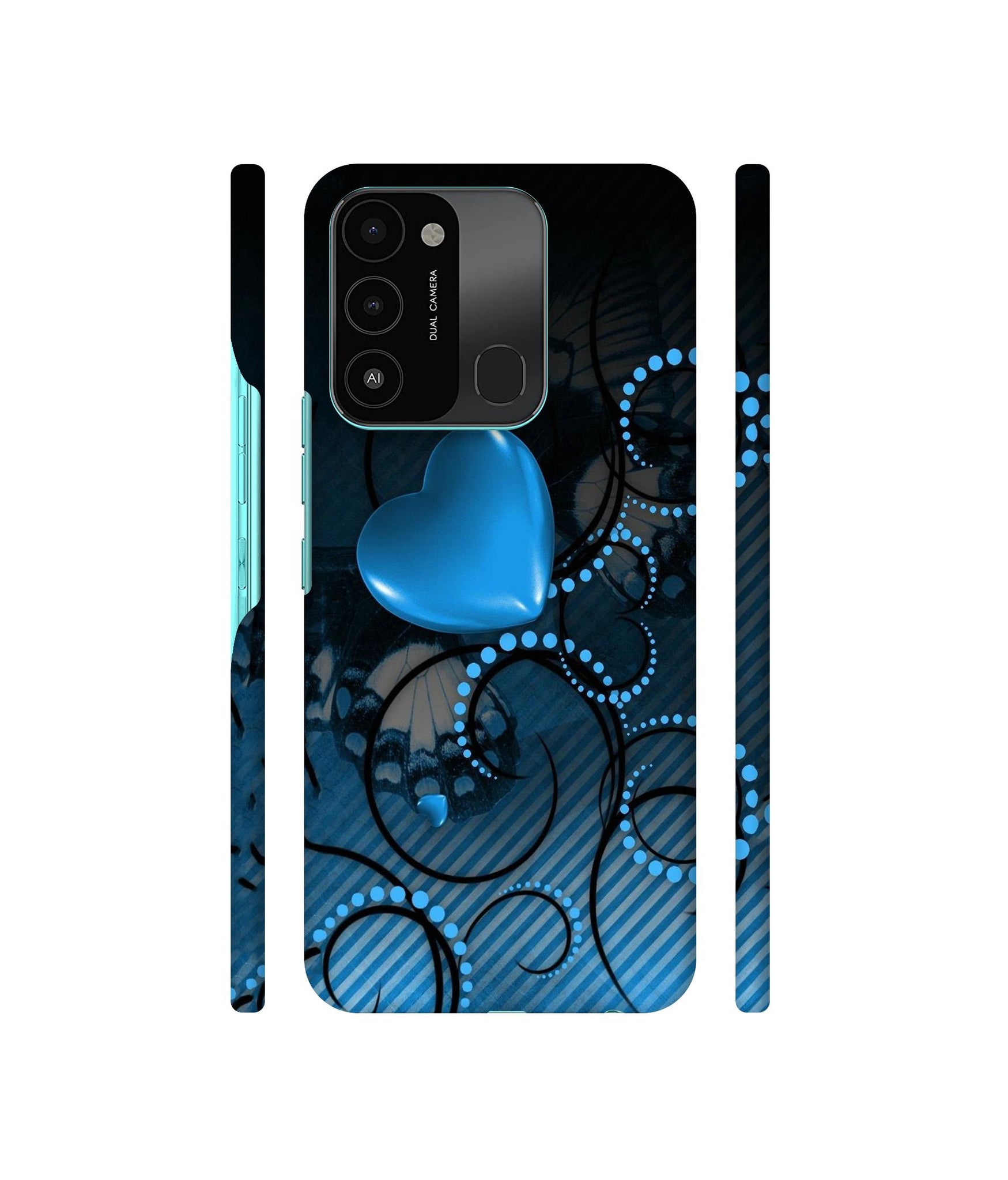 Hart Designer Hard Back Cover for Tecno Spark 8C