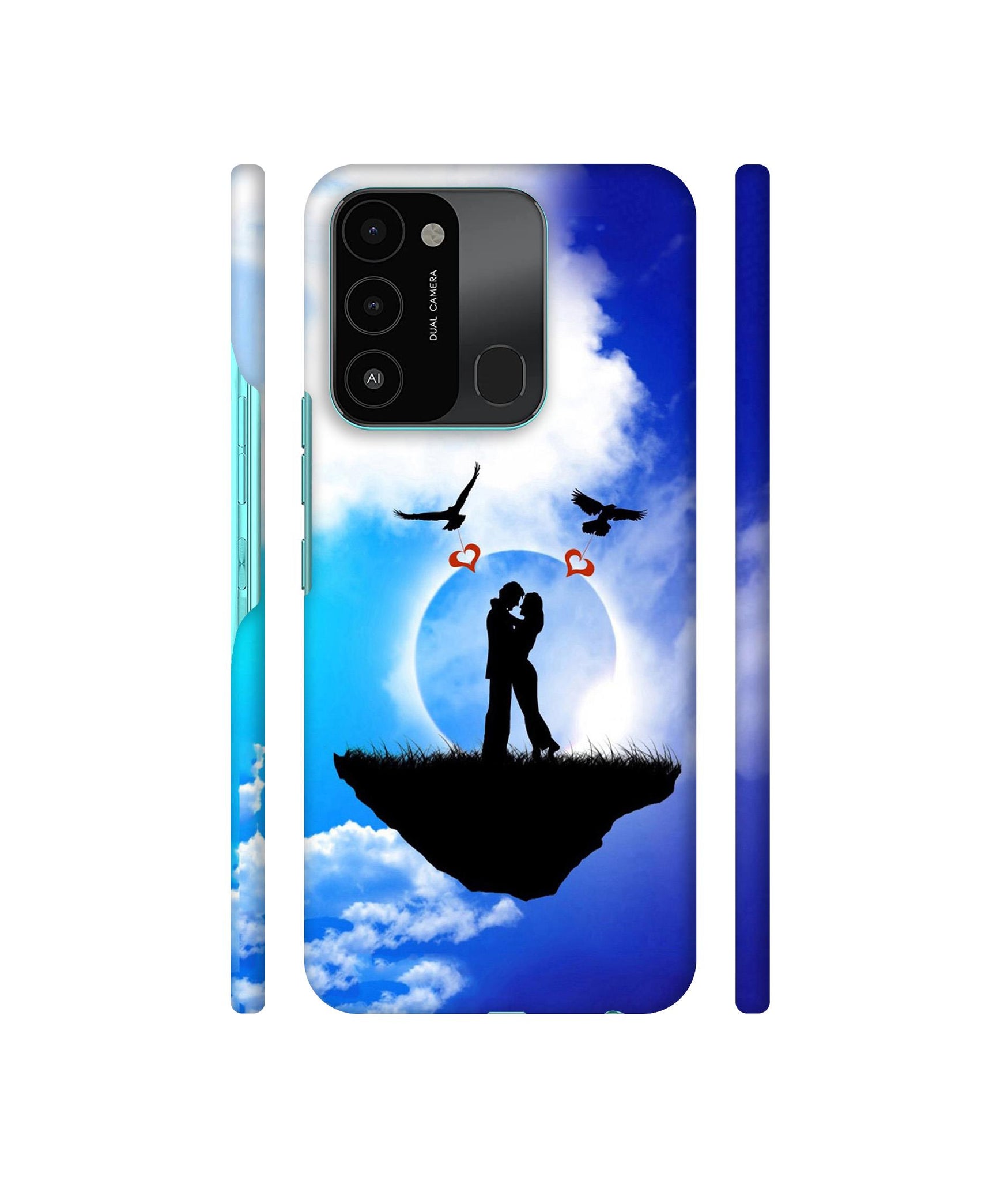 Flying Love Designer Hard Back Cover for Tecno Spark 8C