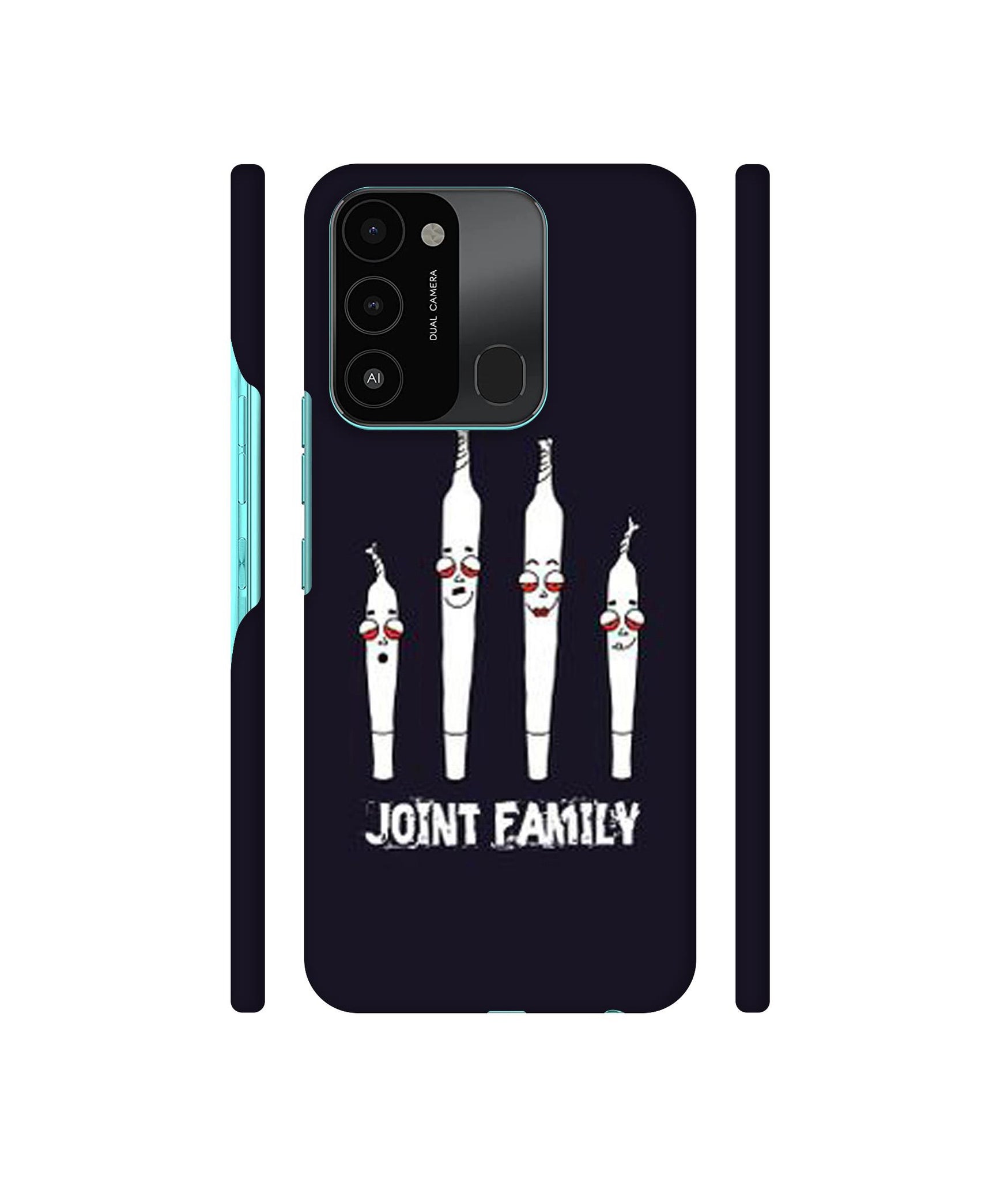 Joint Family Designer Hard Back Cover for Tecno Spark 8C