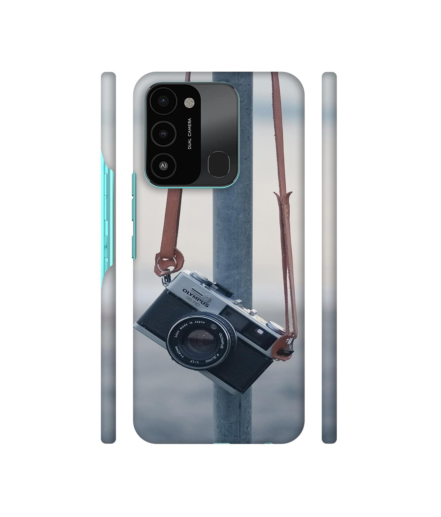 Camera Designer Hard Back Cover for Tecno Spark 8C