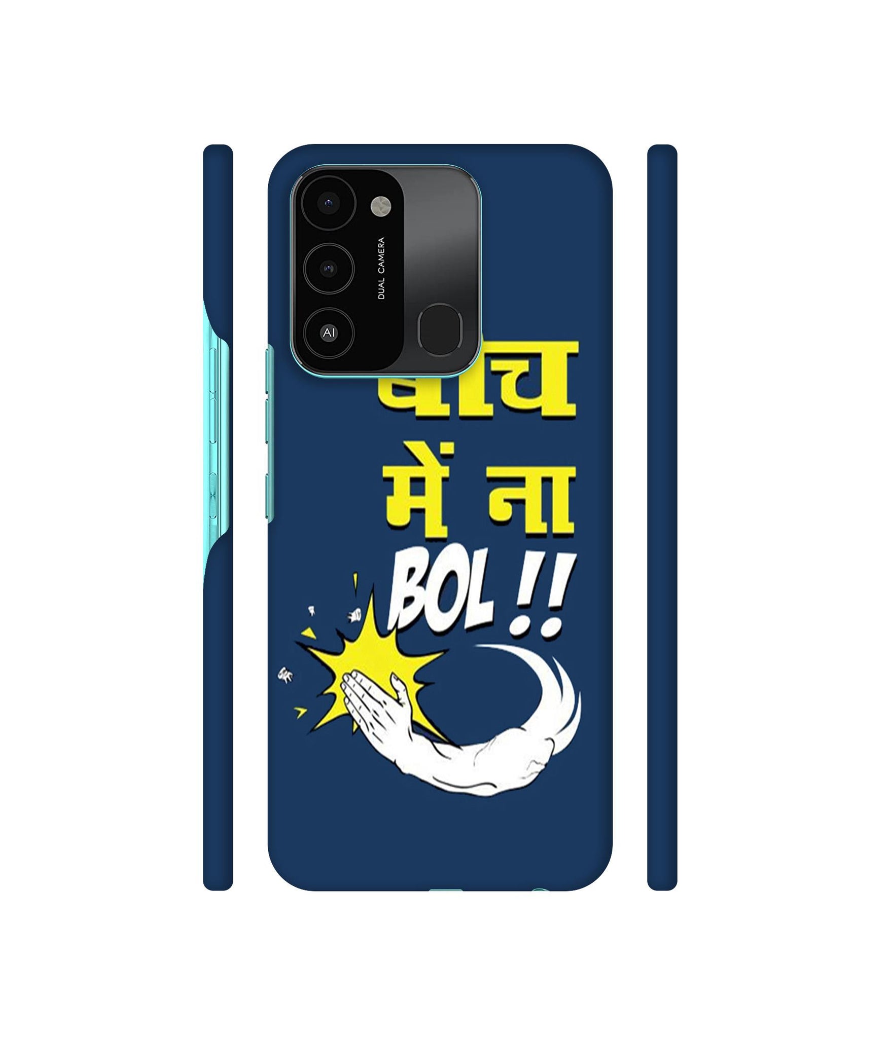 Beech Me Na Bol Designer Hard Back Cover for Tecno Spark 8C